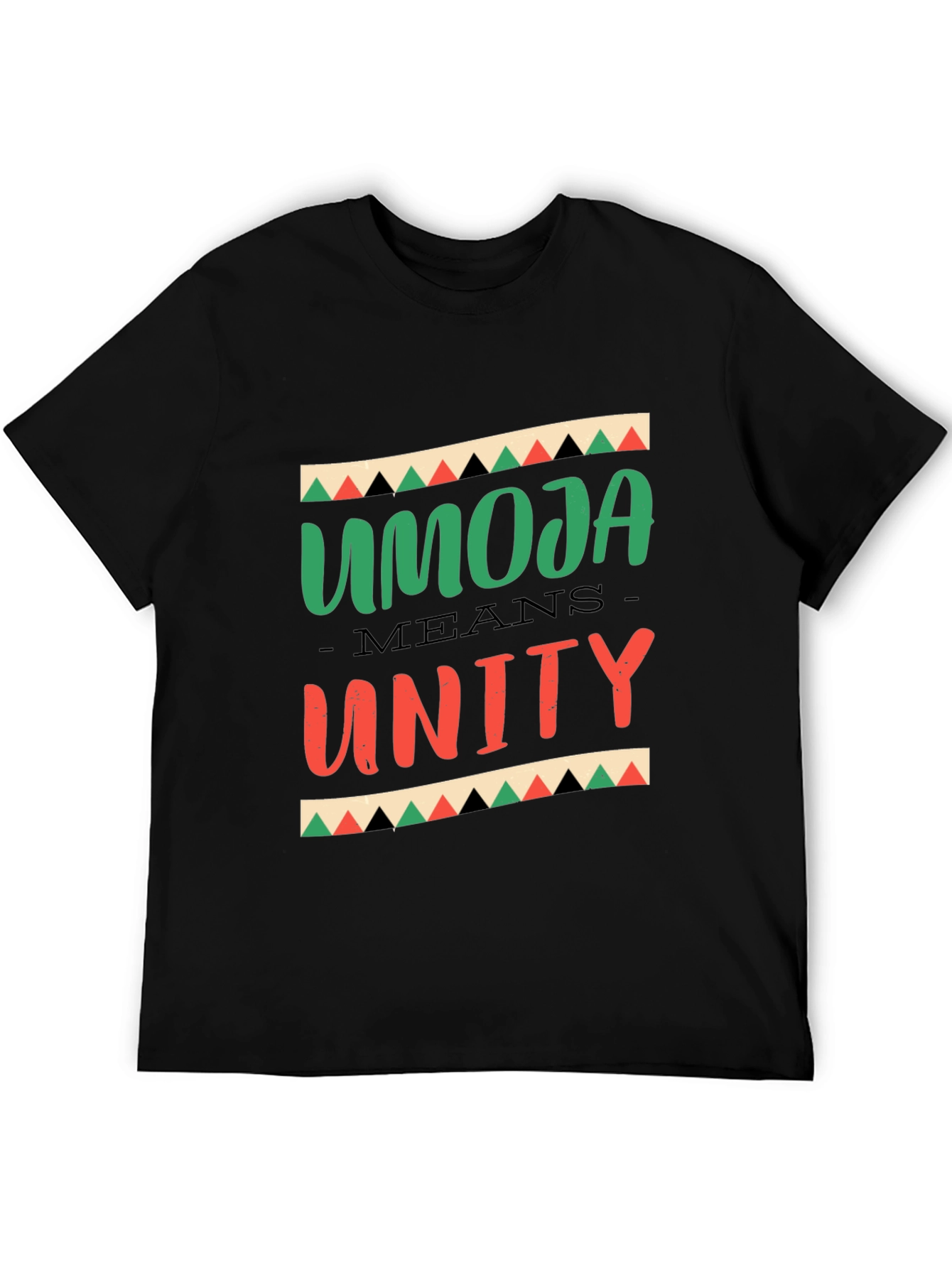 Umoja Unity T-Shirt - Black - Kwanzaa