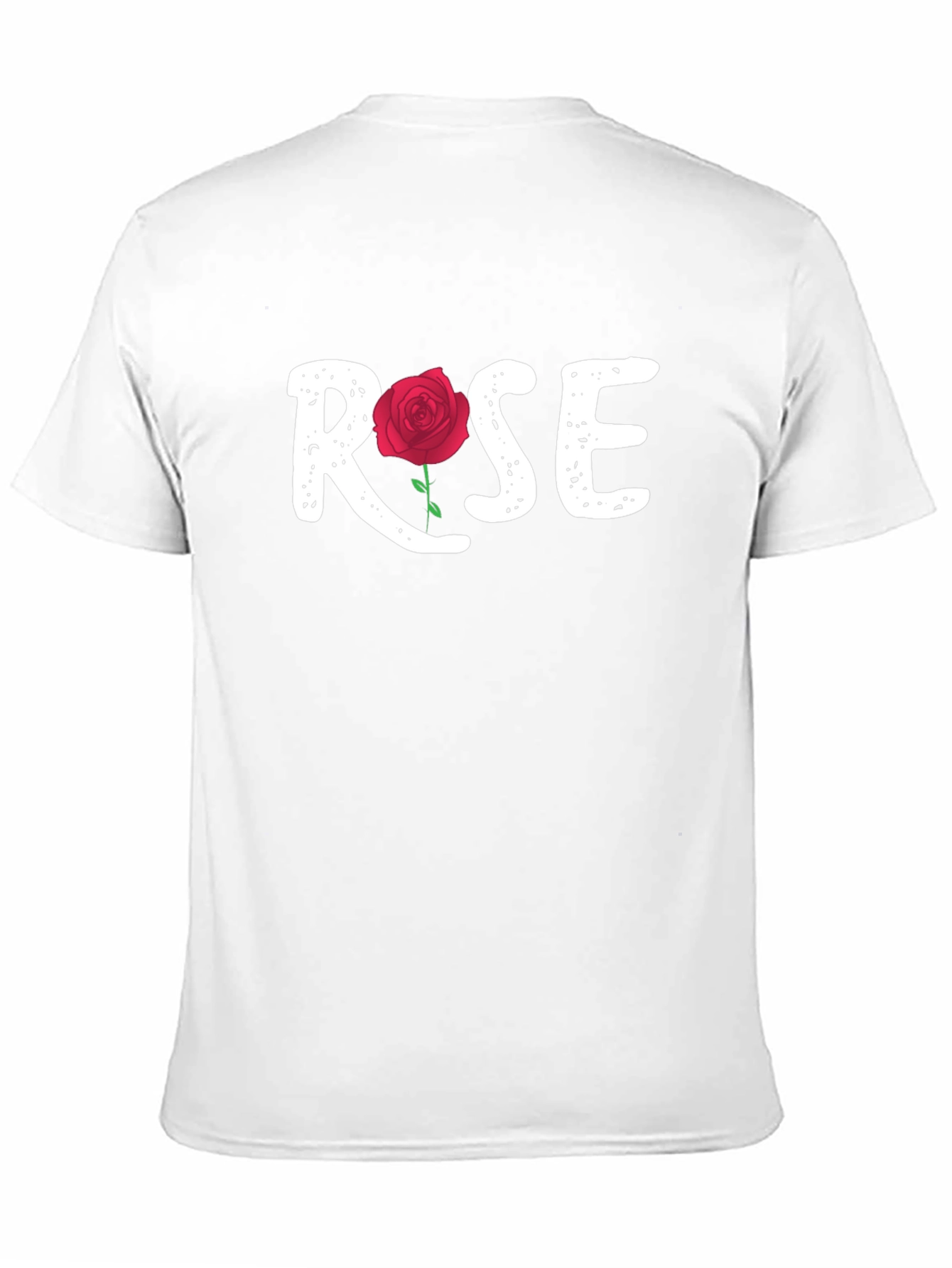 Rose Graphic Tee - Stylish Unisex Black T-Shirt