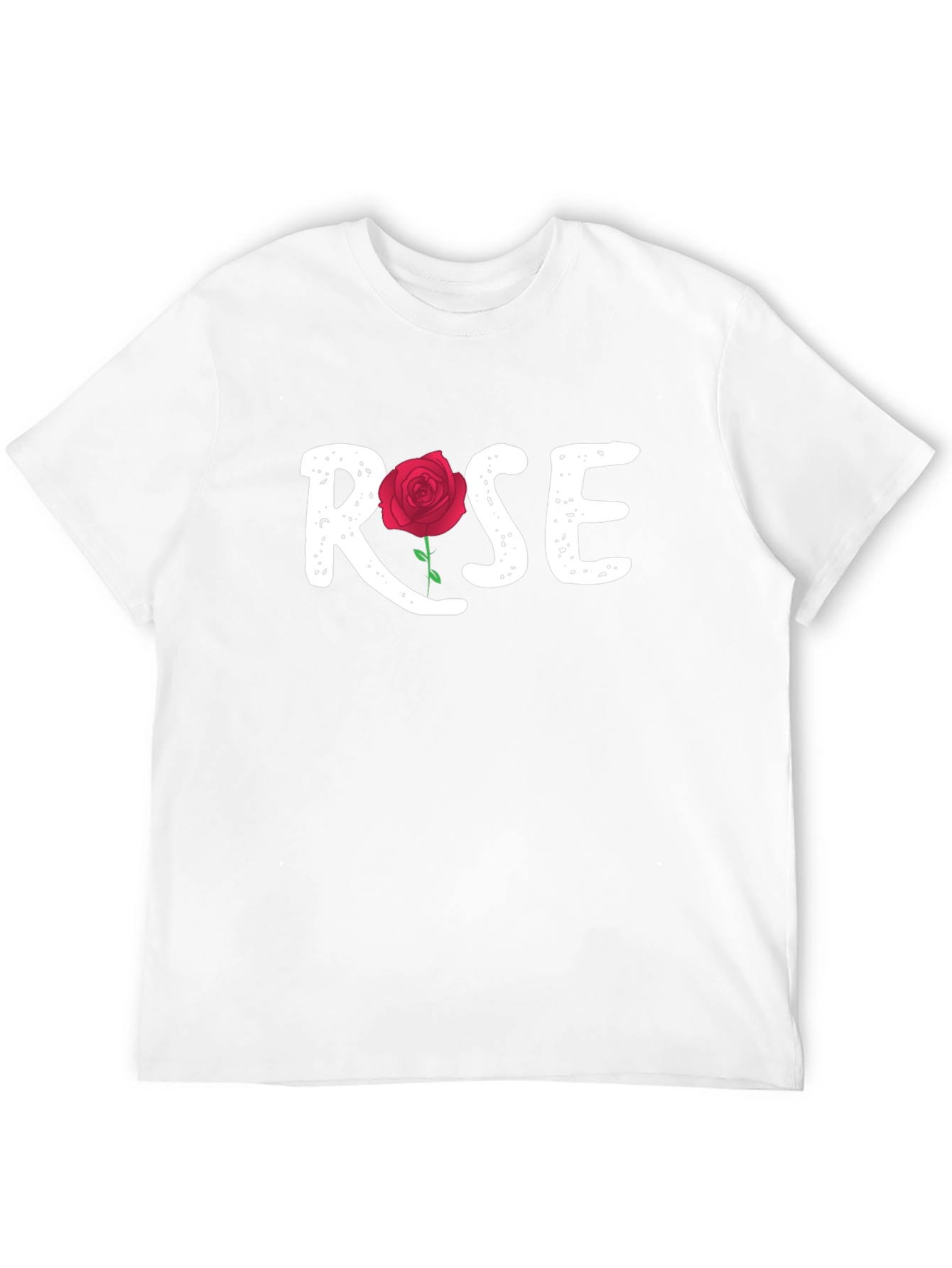 Rose Graphic Tee - Stylish Unisex Black T-Shirt