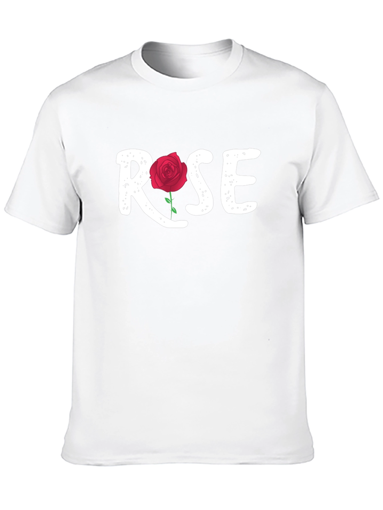 Rose Graphic Tee - Stylish Unisex Black T-Shirt