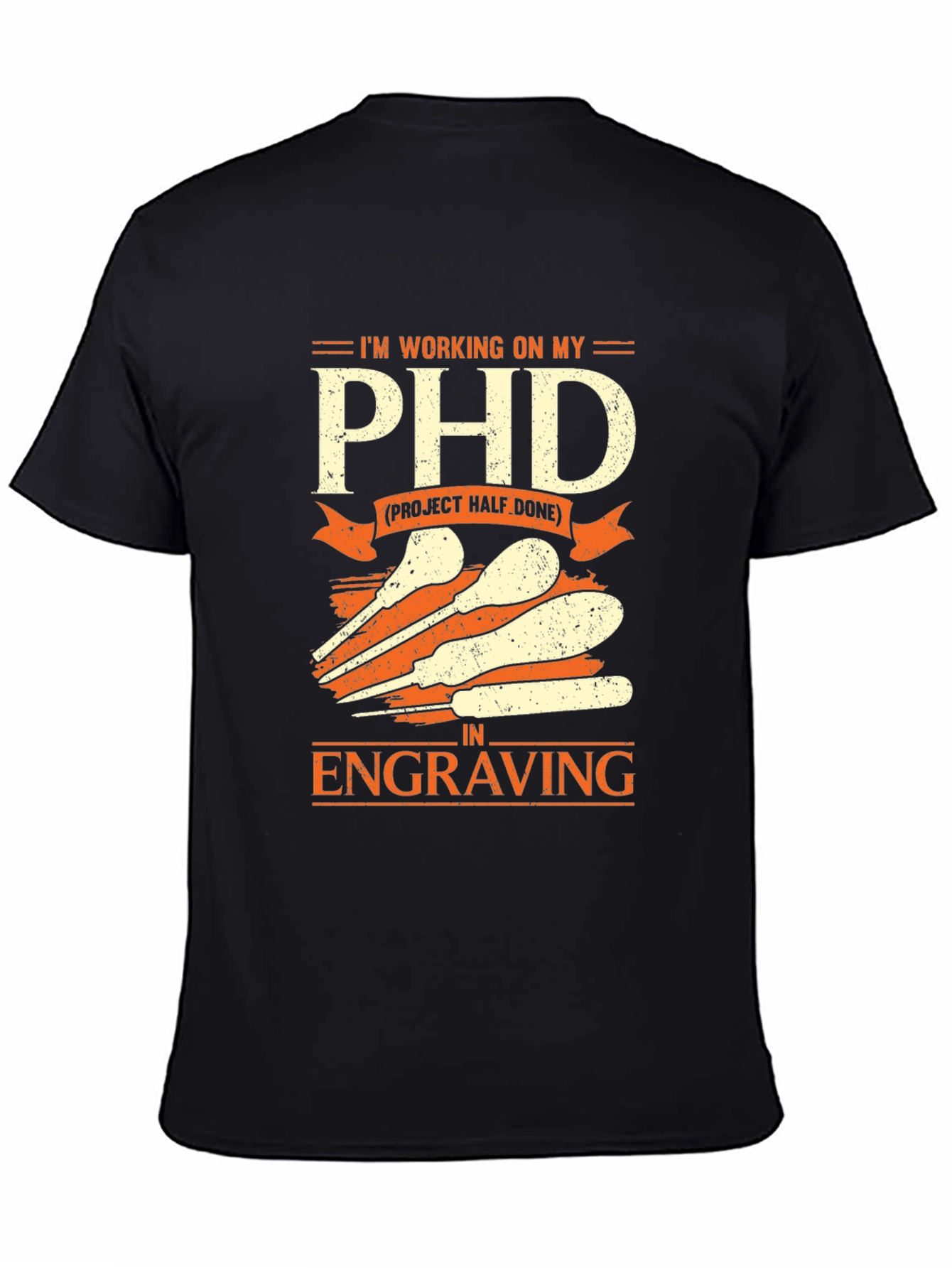 Engraving PHD T-Shirt