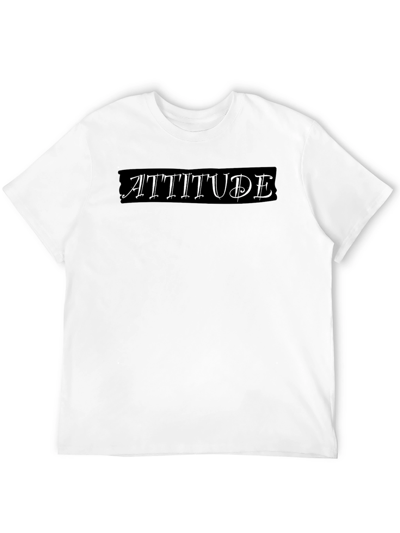 Attitude Graphic Tee - Classic Black