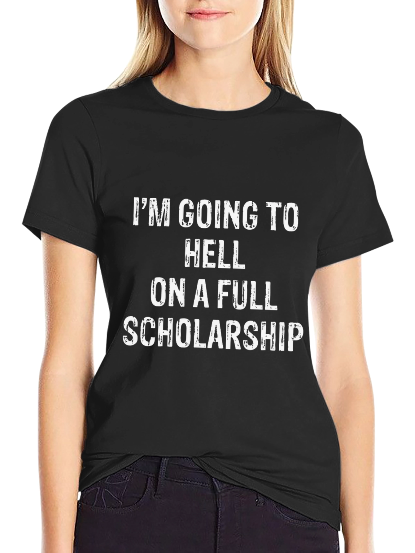 Humorous Graphic Tee - Full Scholarship