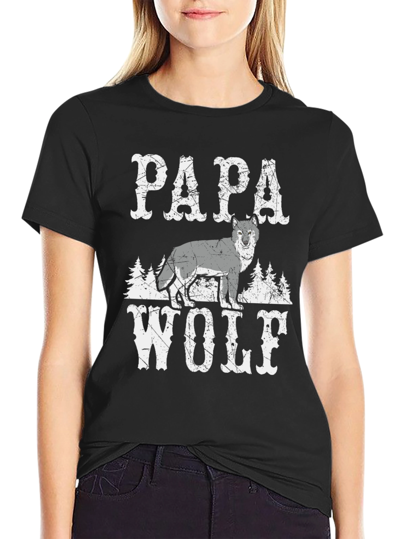 Papa Wolf Graphic Tee - Fathers Day