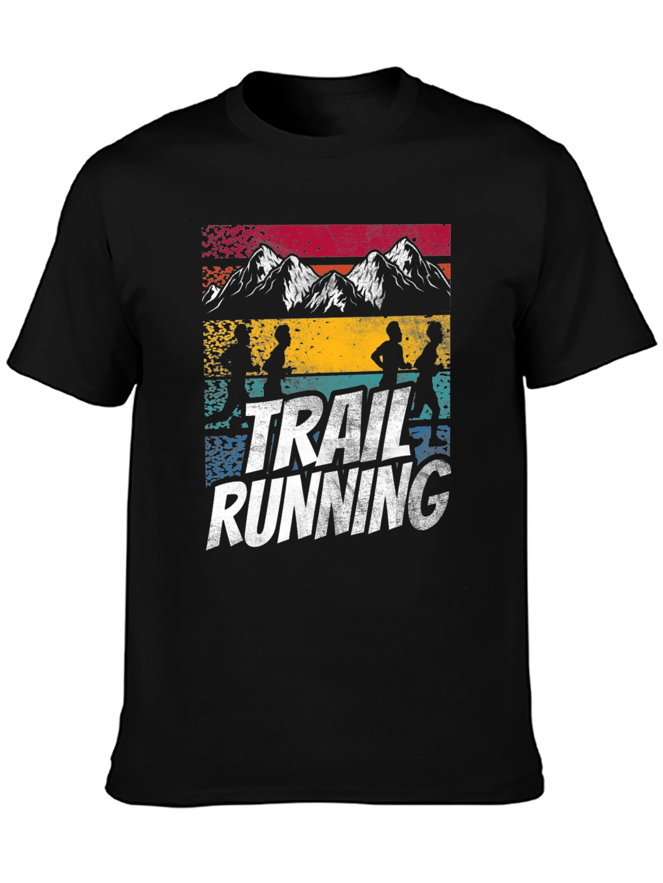 Trail Running T-Shirt - Mountain Design