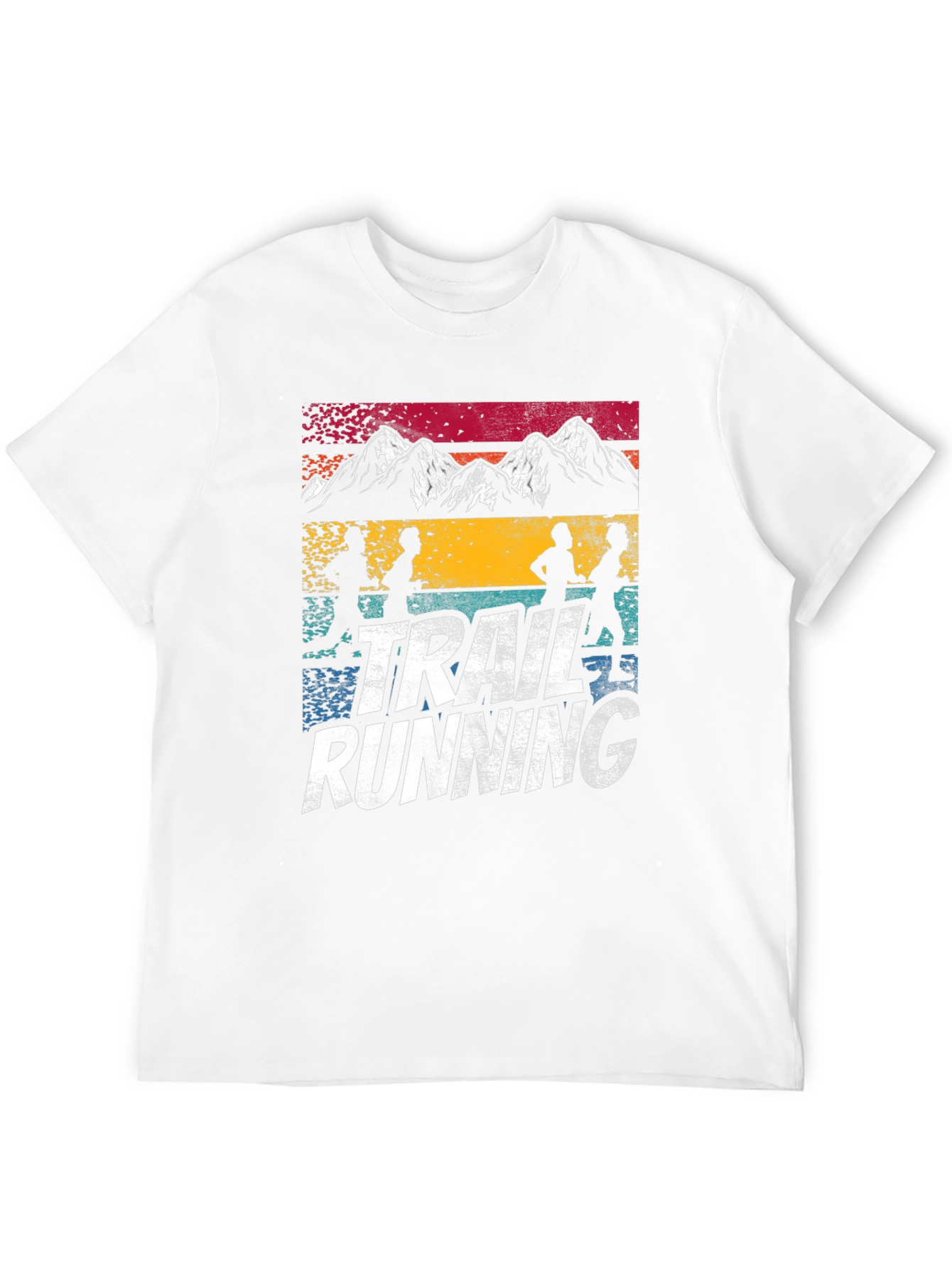 Trail Running T-Shirt - Mountain Design