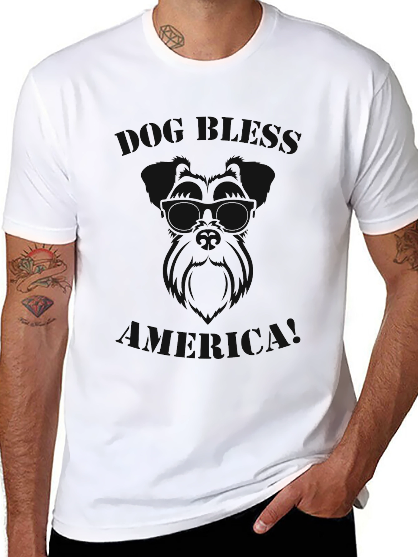 Black Graphic T-Shirt - Merica!