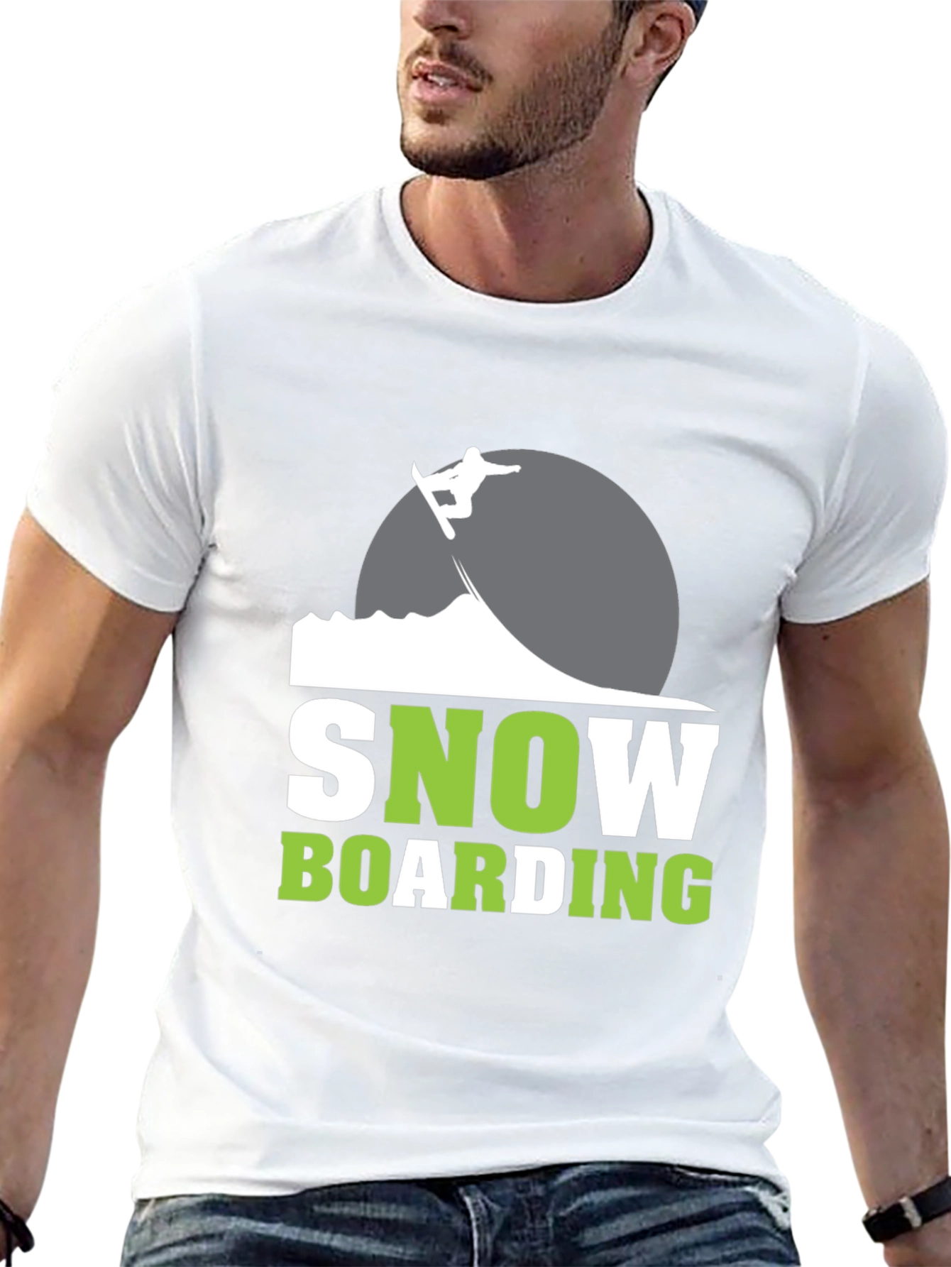 Snowboarding Graphic Tee - Stylish Activewear