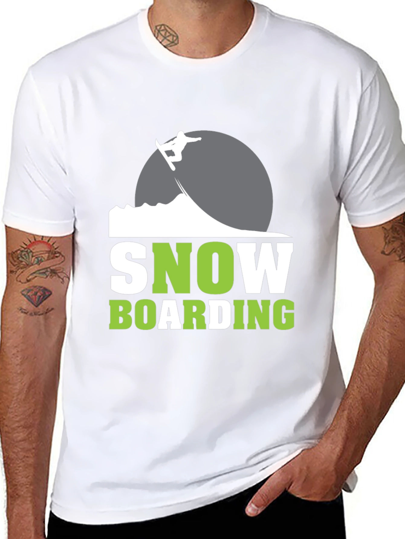 Snowboarding Graphic Tee - Stylish Activewear