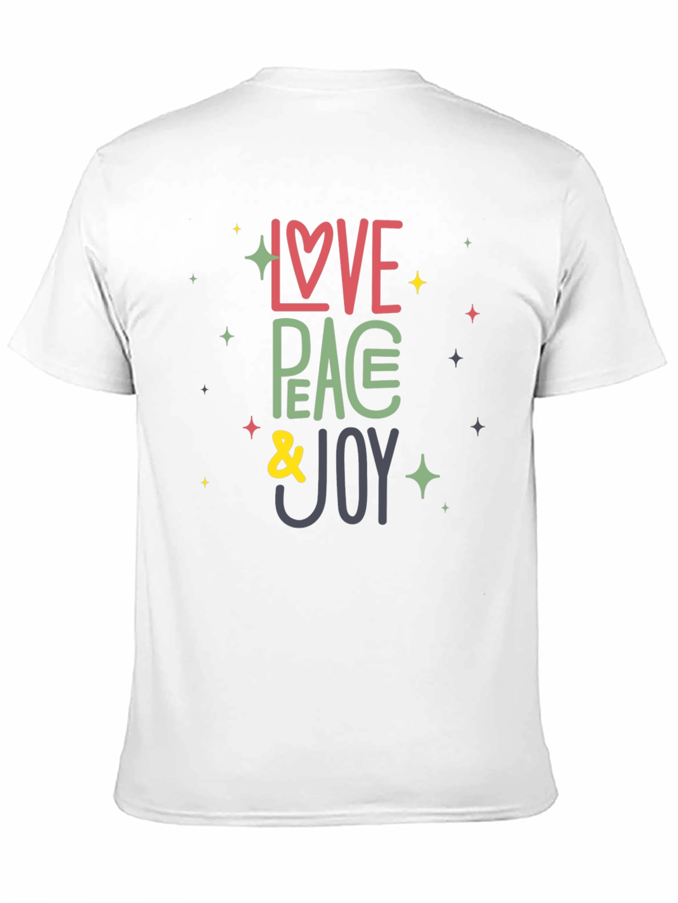 Love Peace Joy Graphic Tee - Stylish Comfort