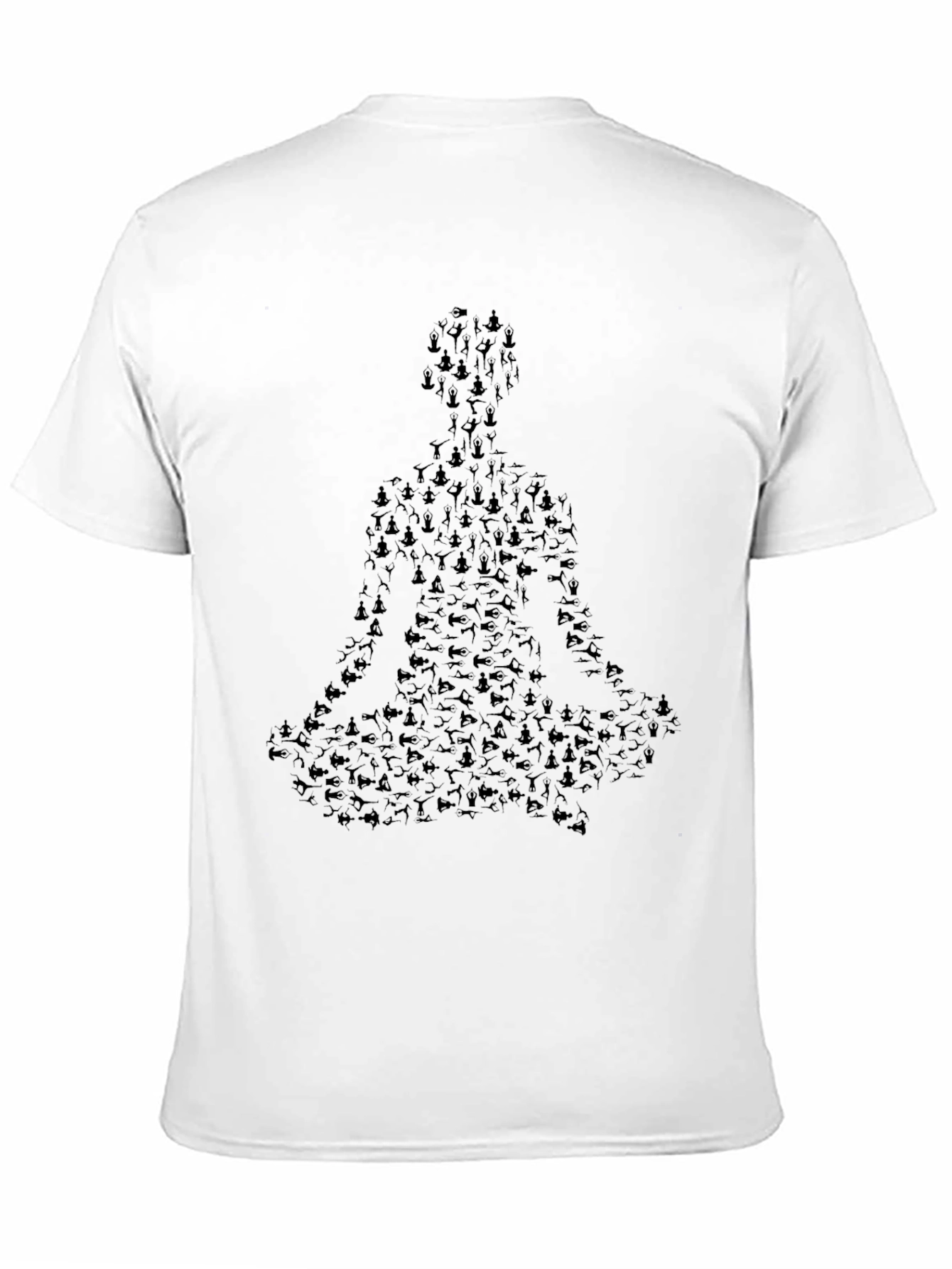 Yoga Meditation T-Shirt - Black Graphic Tee