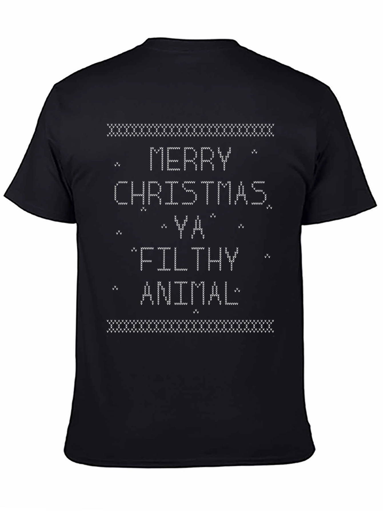 Merry Christmas Ya Filthy Animal Graphic T-Shirt