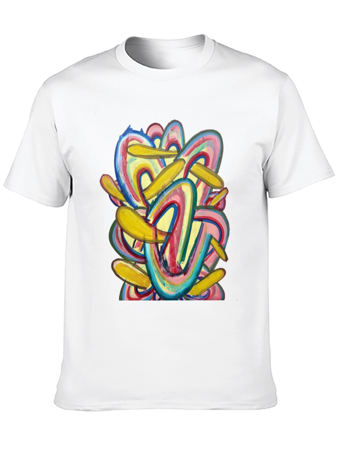 Abstract Art Graphic Tee - Bold Style