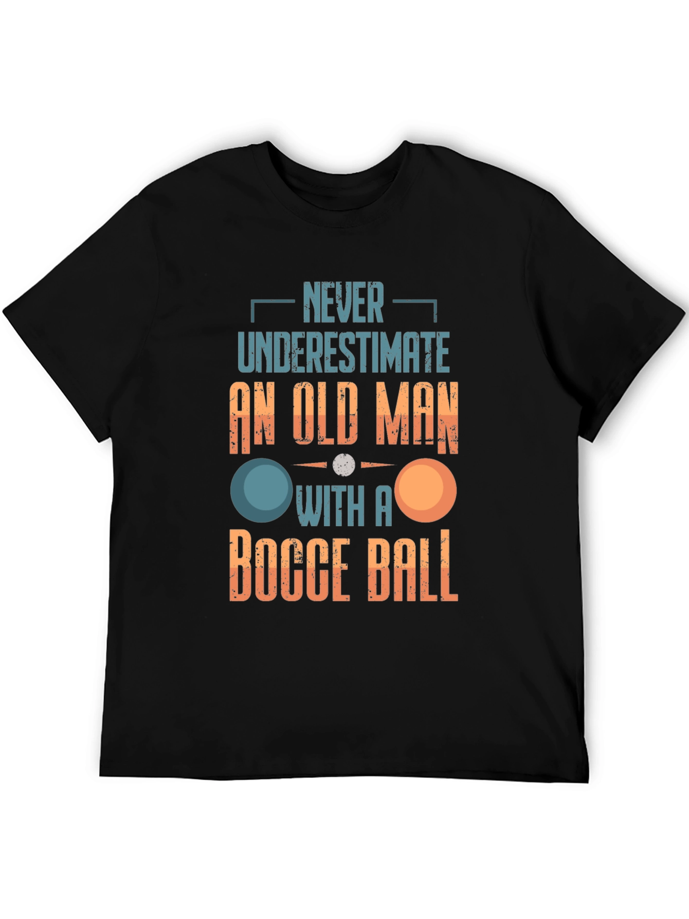 Old Man Bocce Ball Graphic Tee