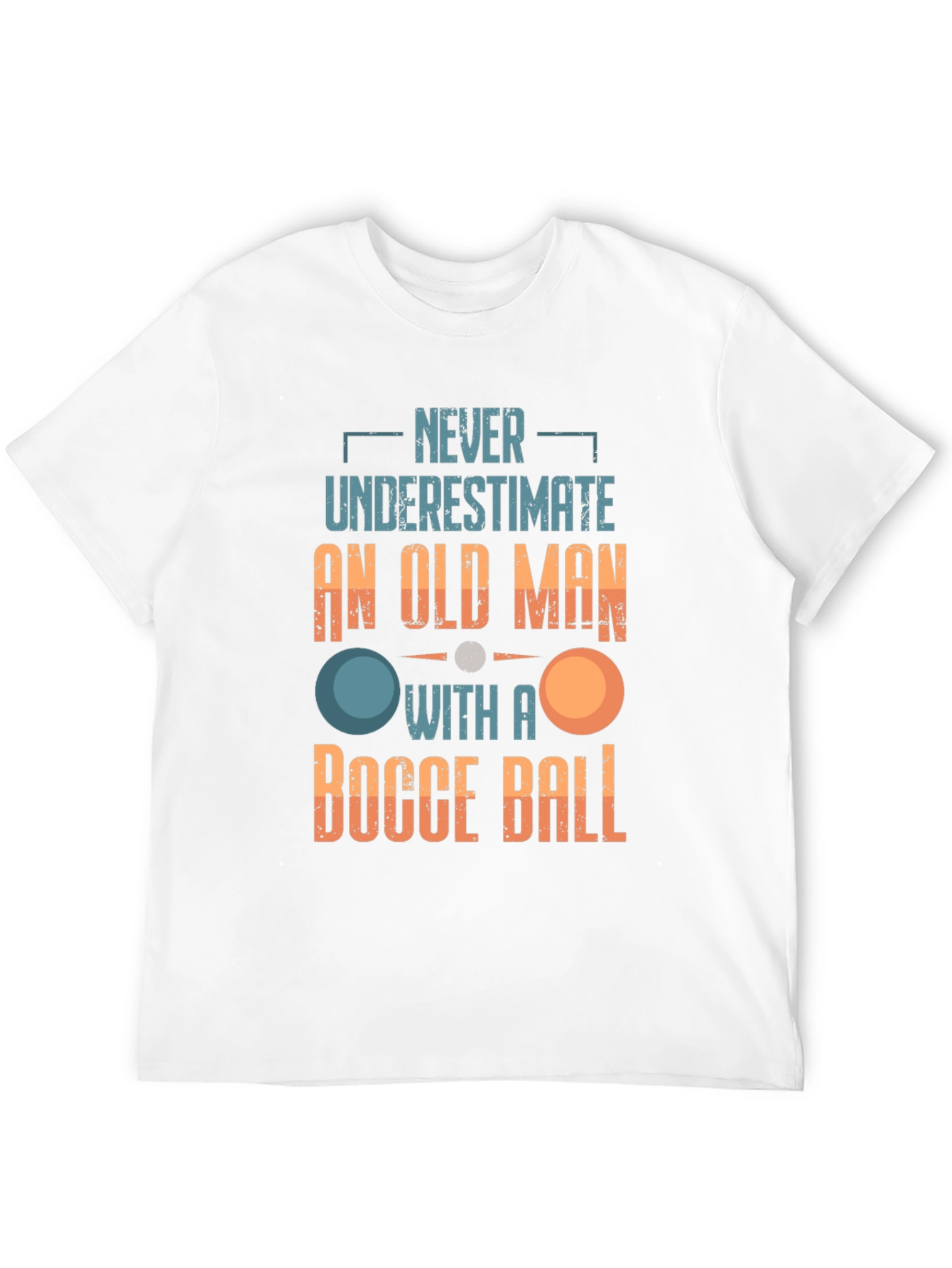 Old Man Bocce Ball Graphic Tee