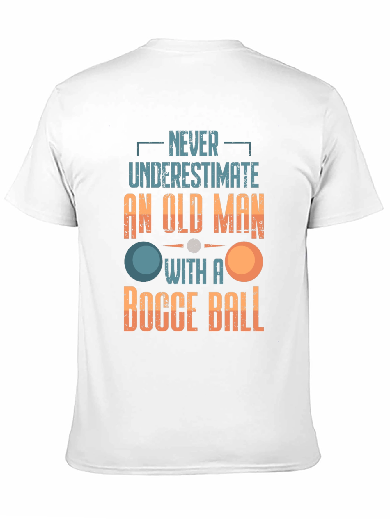 Old Man Bocce Ball Graphic Tee