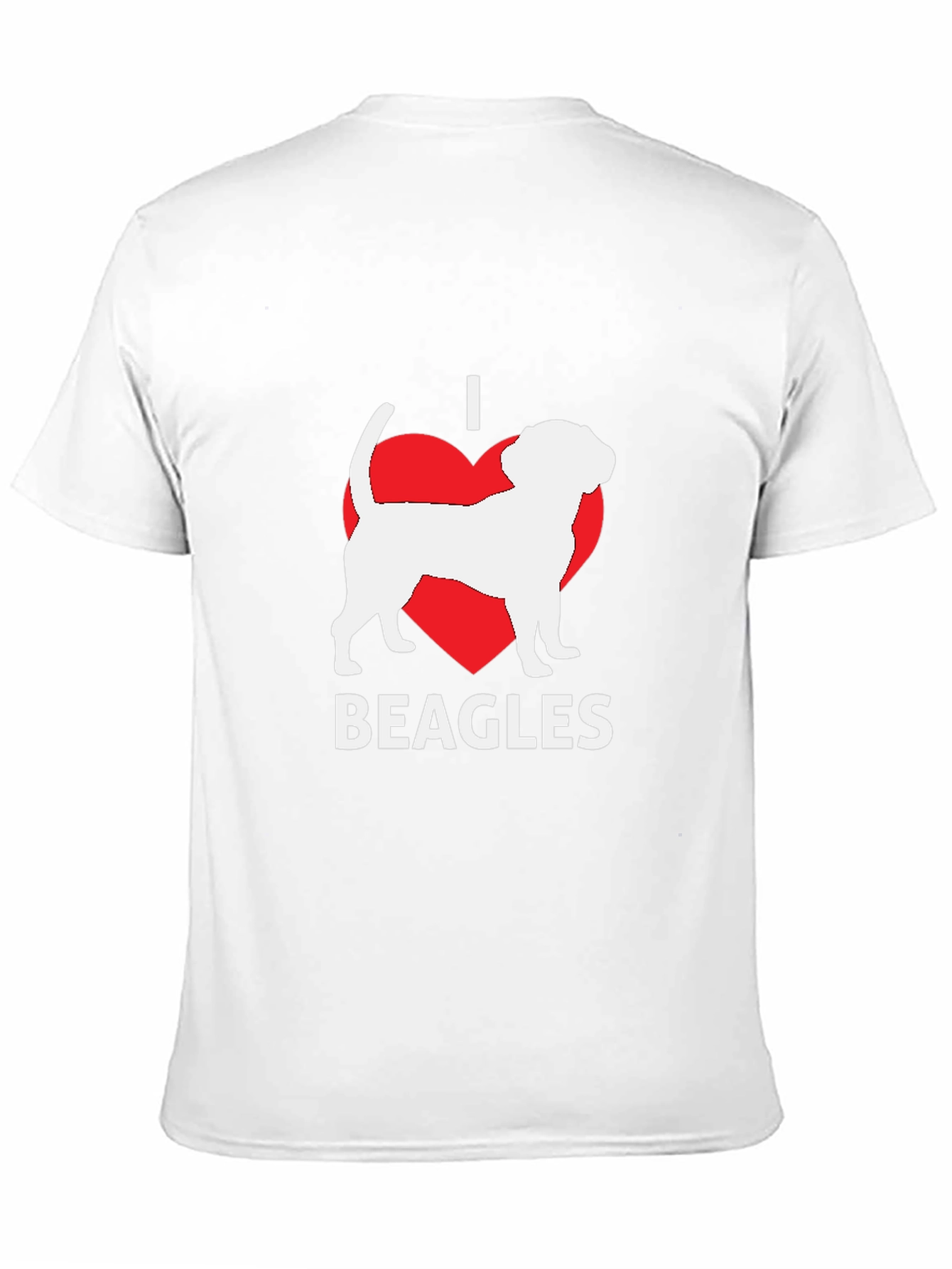 I Love Beagles T-Shirt - Black