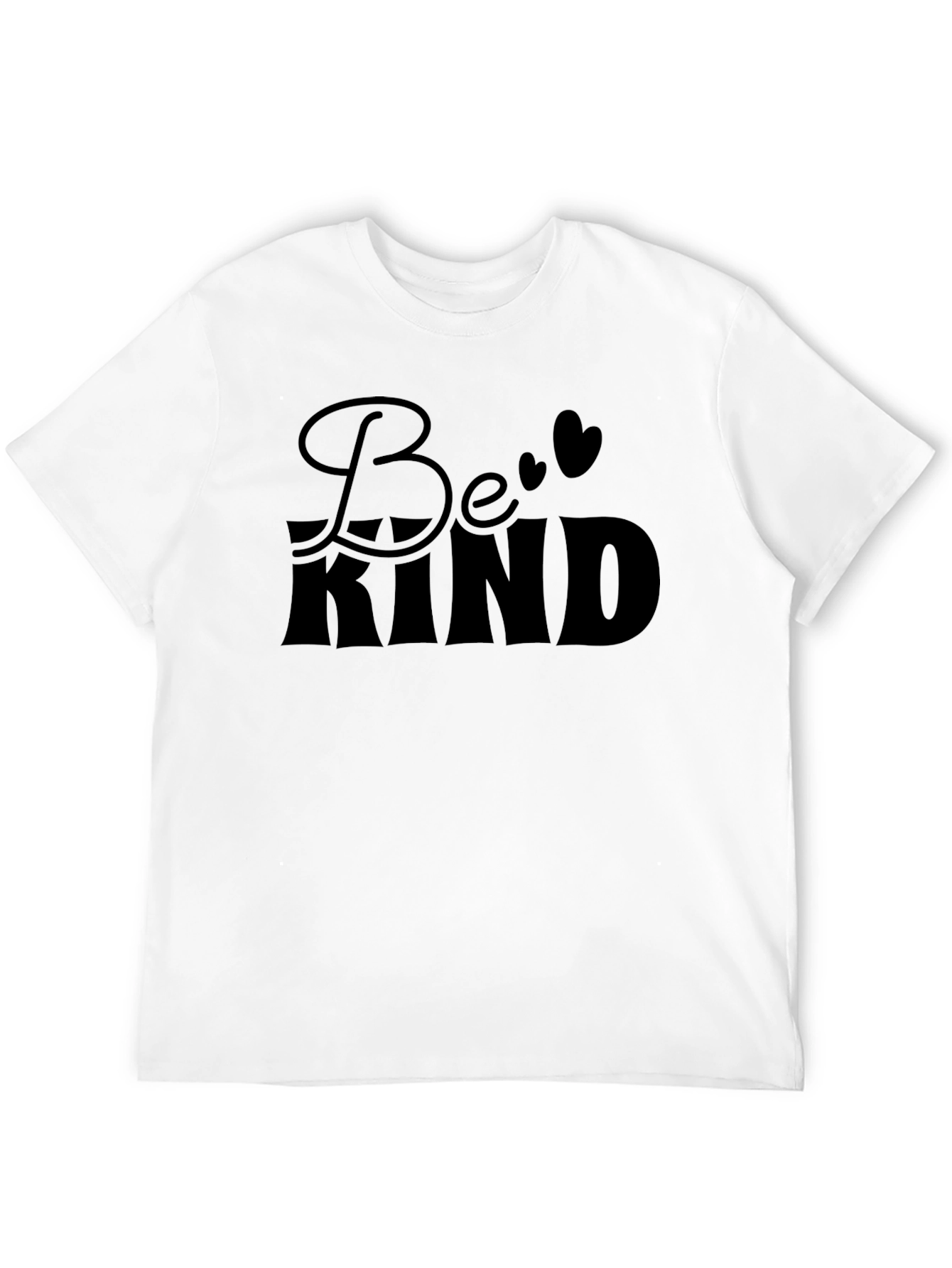 Be Kind Graphic Print Black T-Shirt