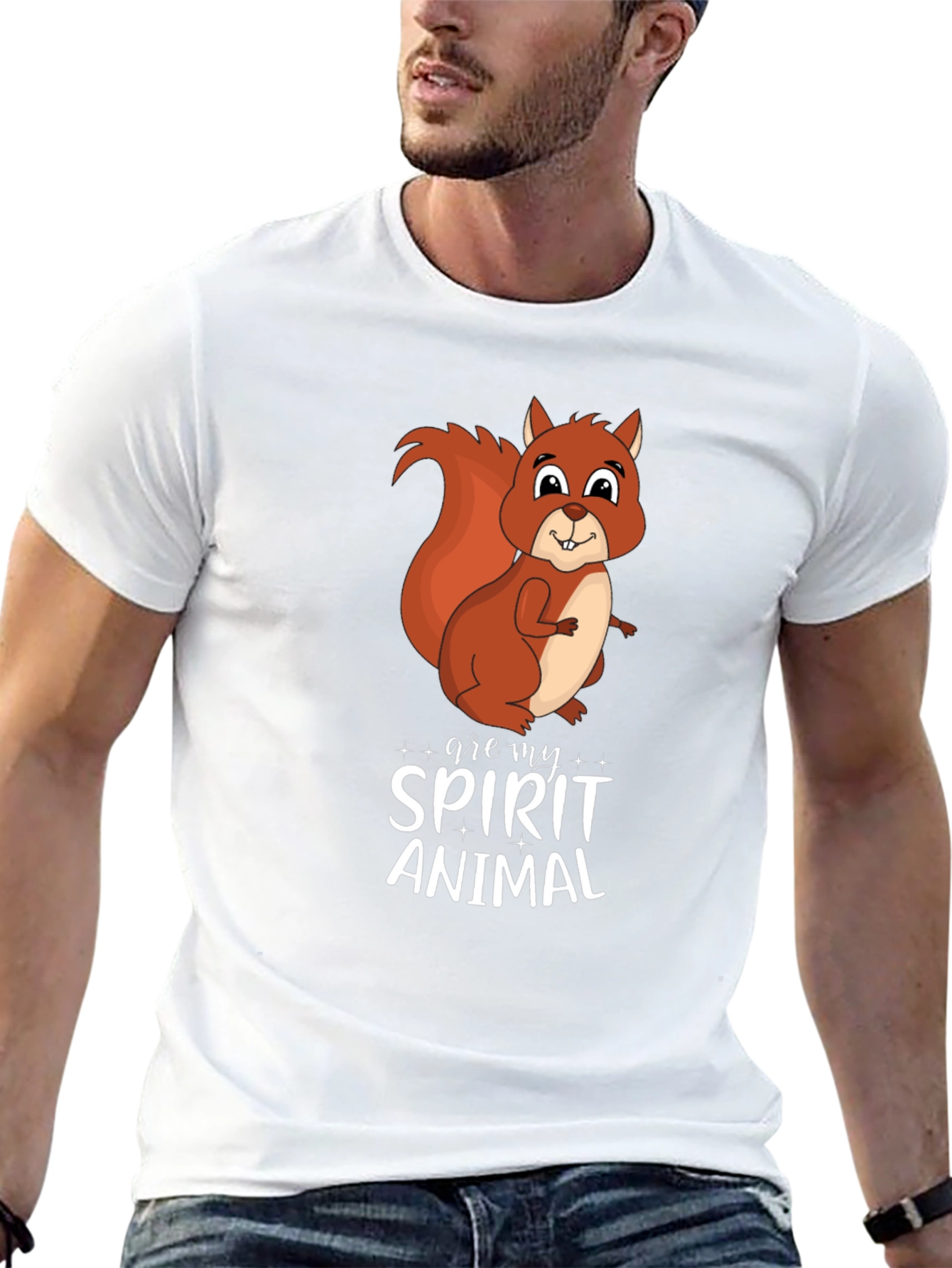 Squirrel Spirit Animal Graphic Tee