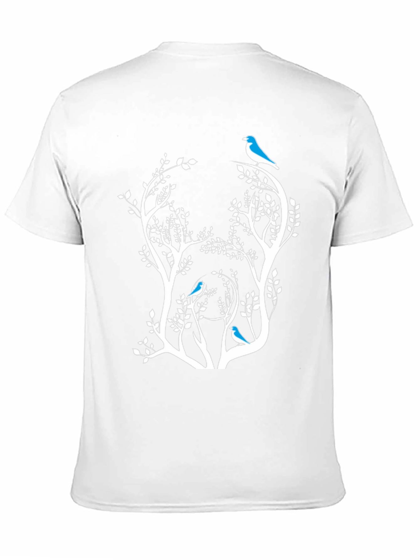Bird & Tree Graphic Black Tee