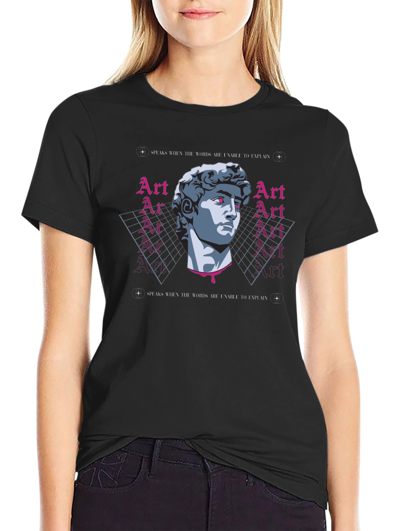 Art Speaks T-Shirt - Artistic Graphic Tee