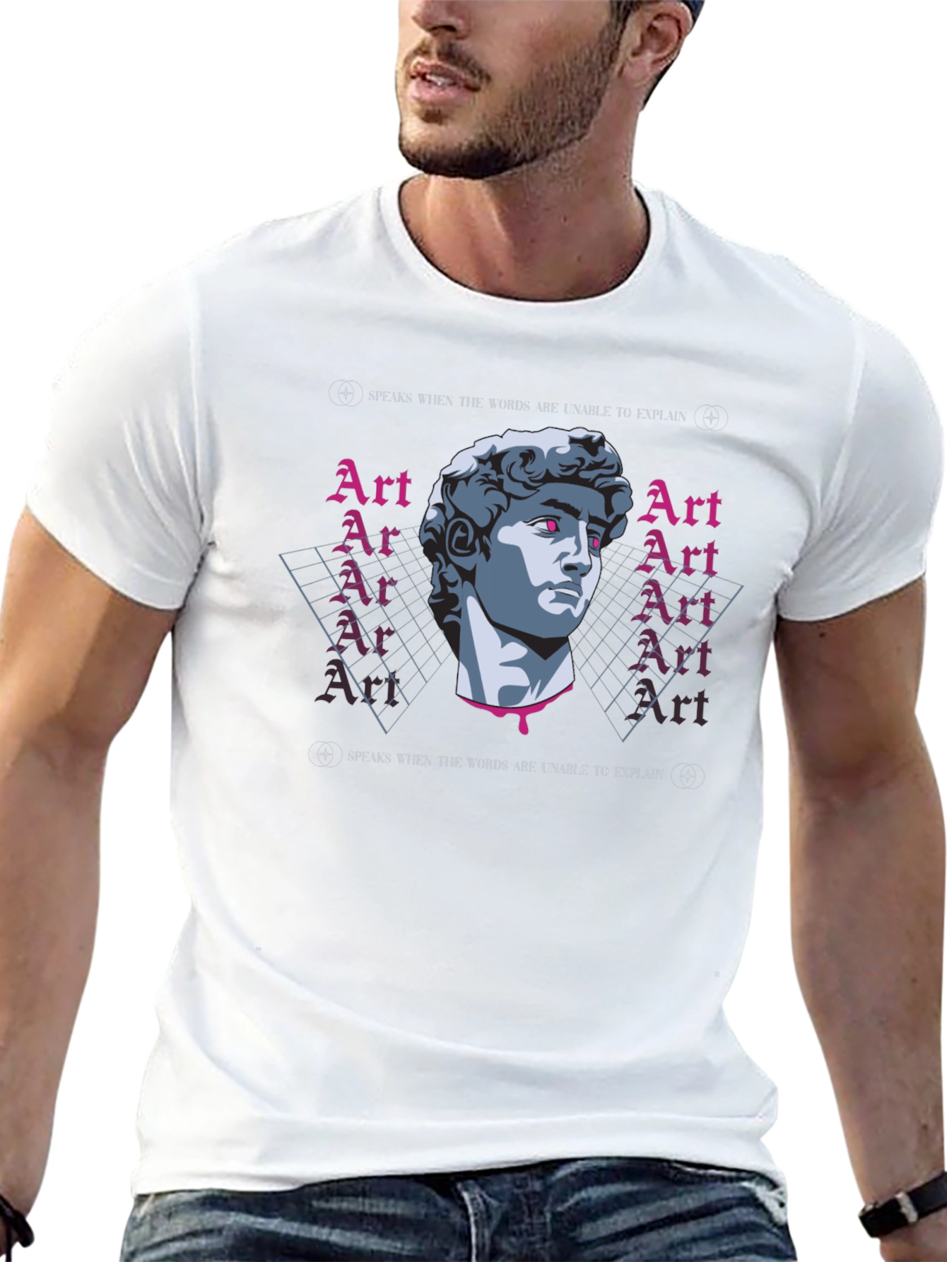 Art Speaks T-Shirt - Artistic Graphic Tee