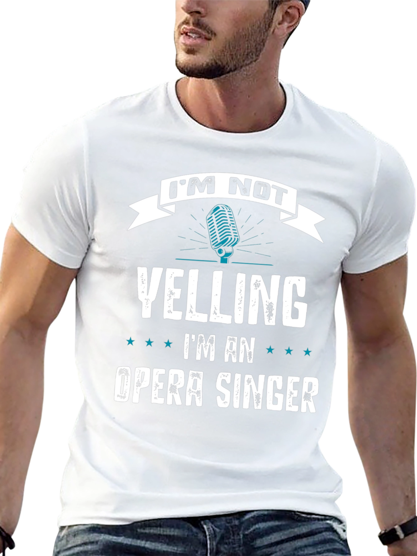 Opera Singer T-Shirt - Im Not Yelling Funny Gift