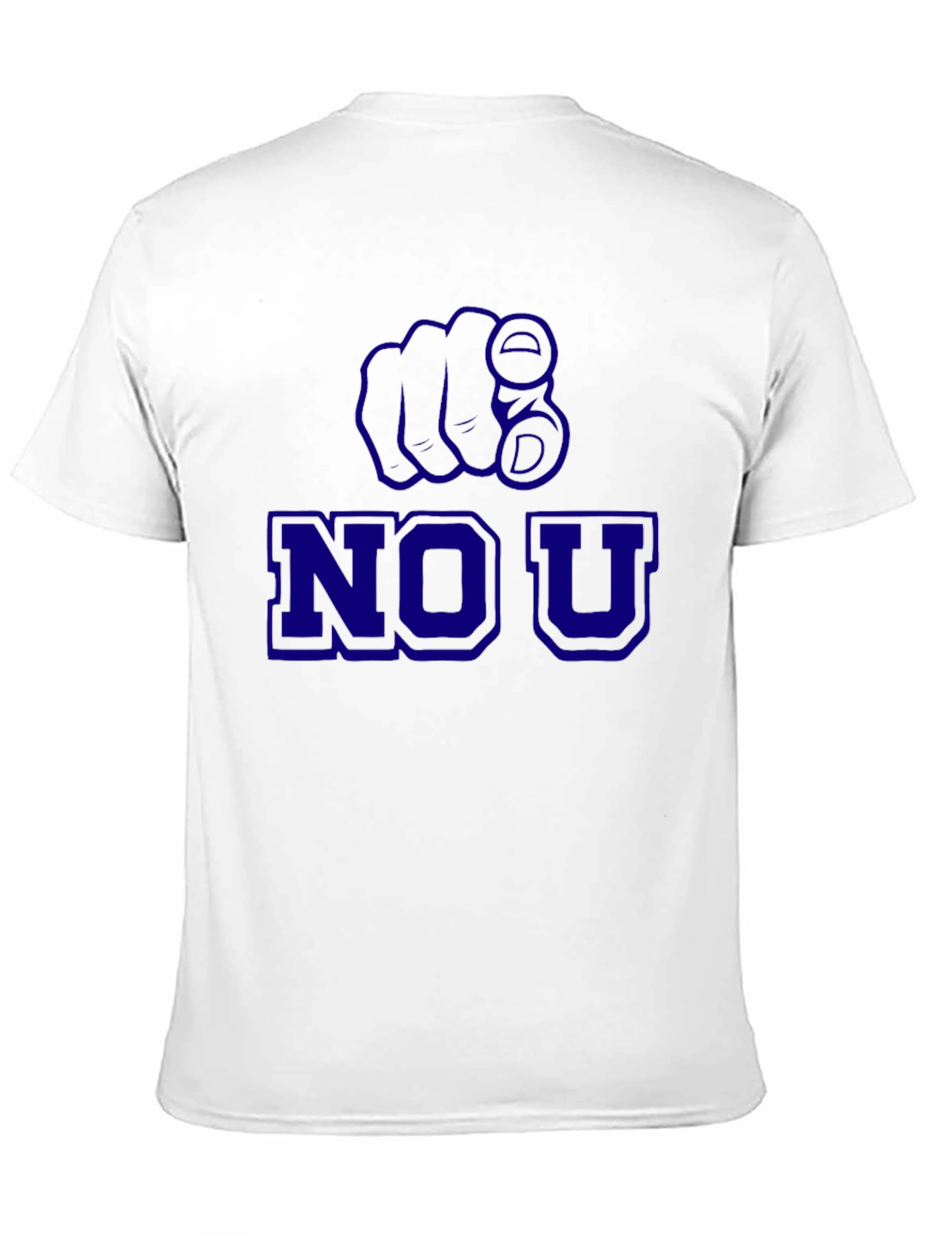 No U Pointing Finger Graphic T-Shirt