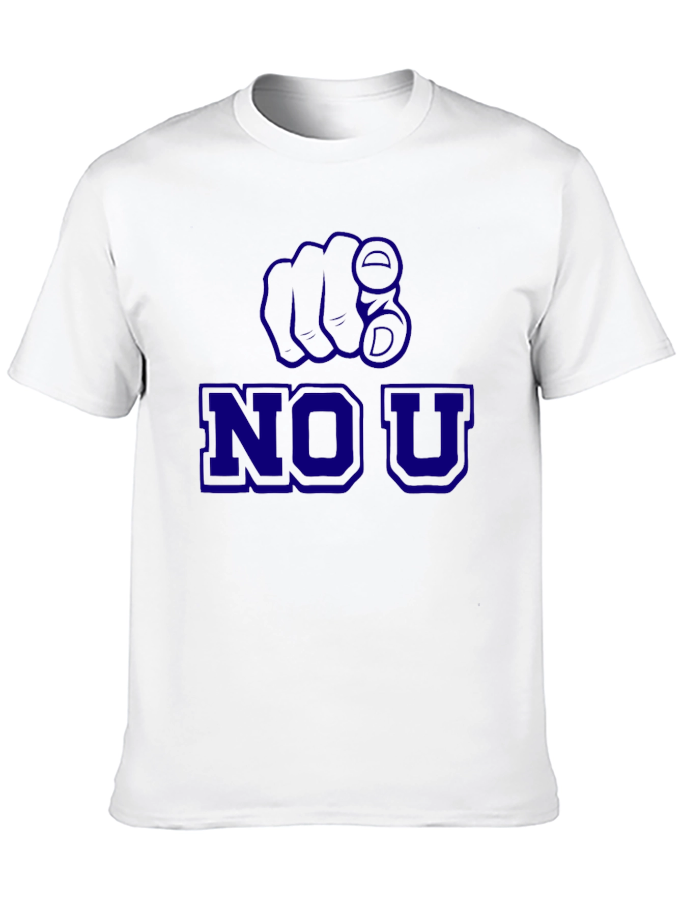 No U Pointing Finger Graphic T-Shirt