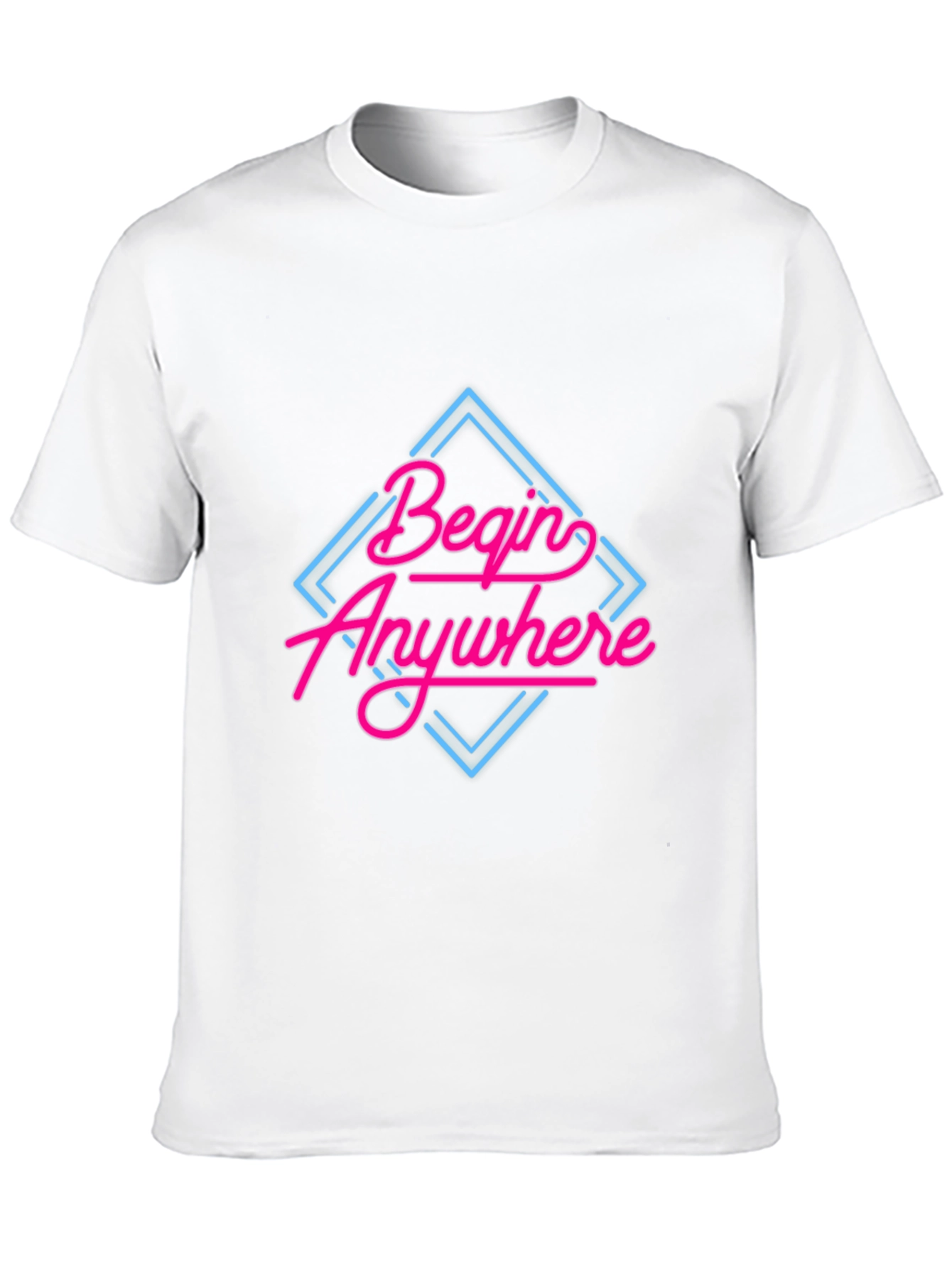 Begin Anywhere Graphic Tee - Black T-Shirt