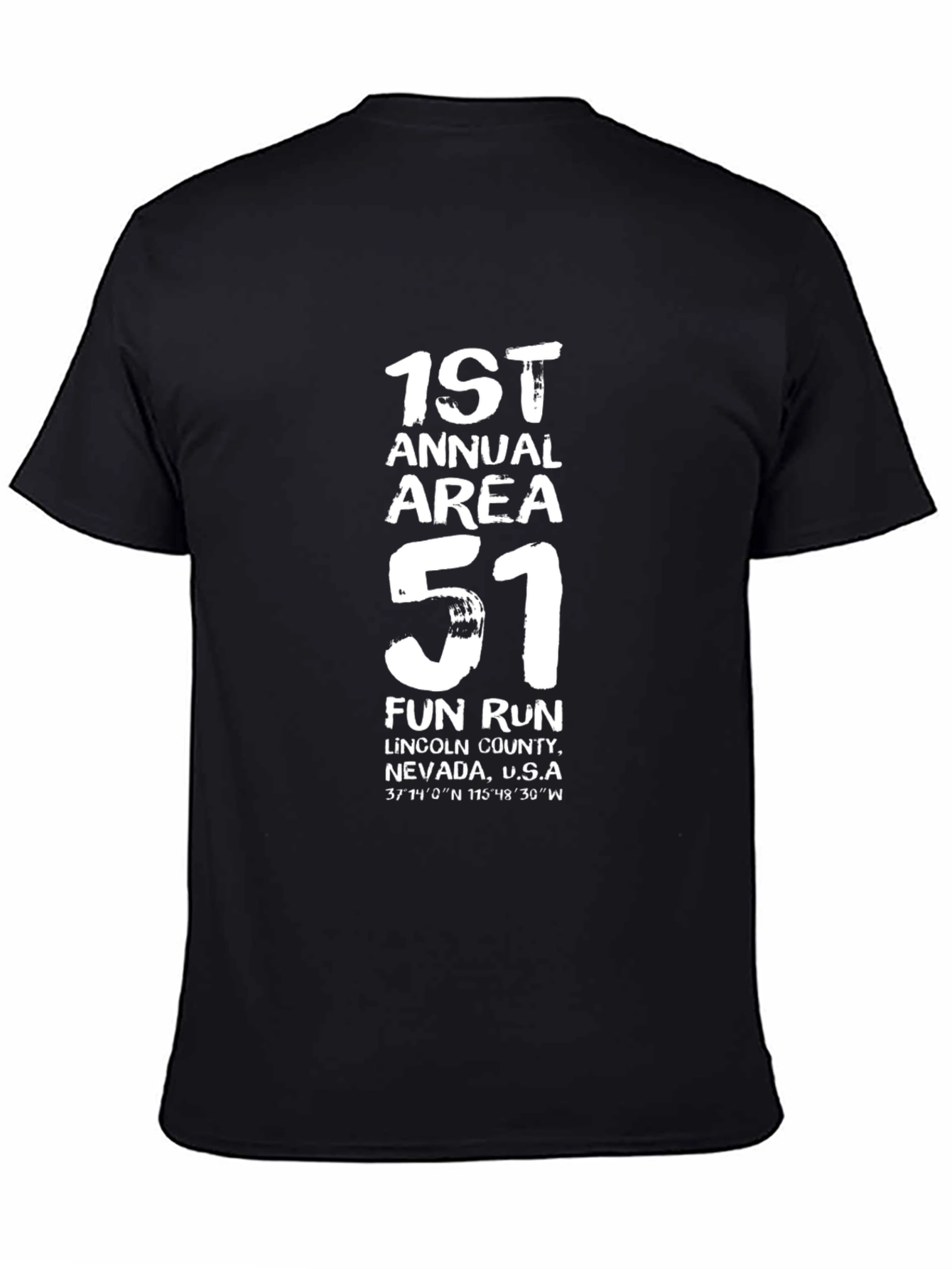 Area 51 Fun Run Black T-Shirt