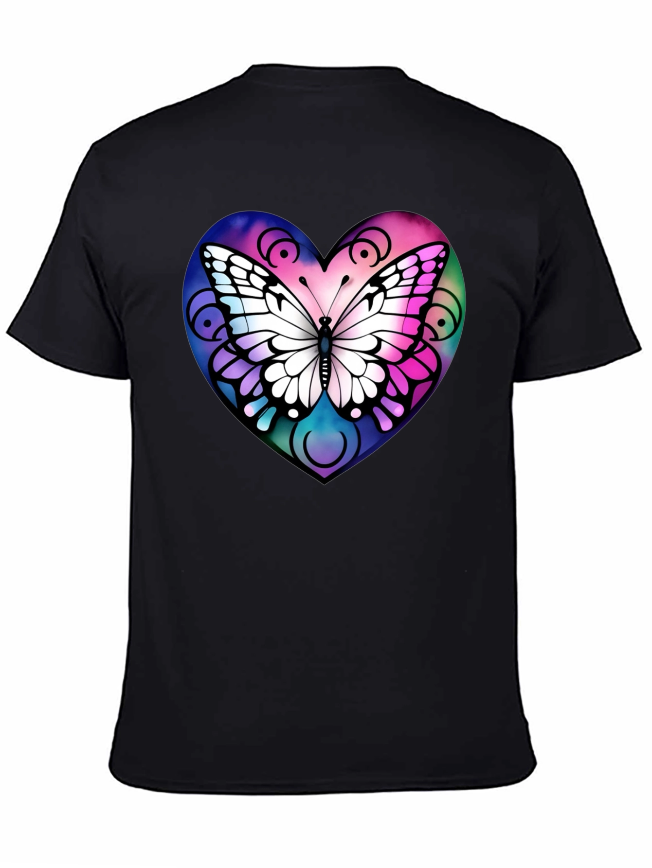 Butterfly Heart Graphic T-Shirt