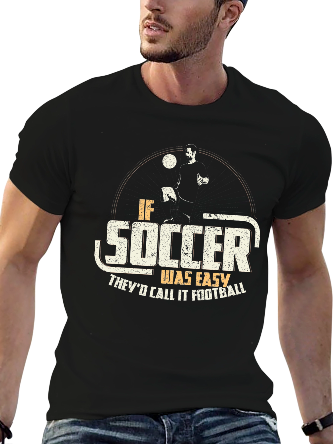 Funny Soccer Football T-Shirt for Athletes
