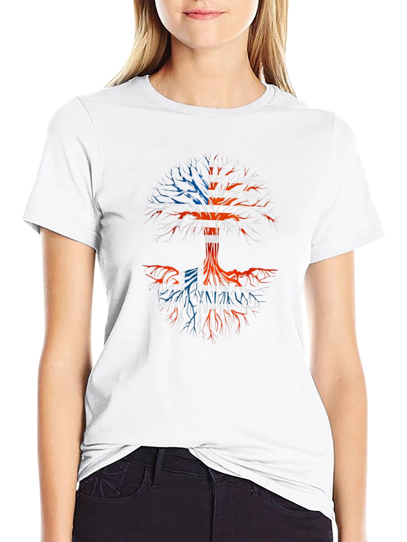 Union Jack Tree Black T-Shirt