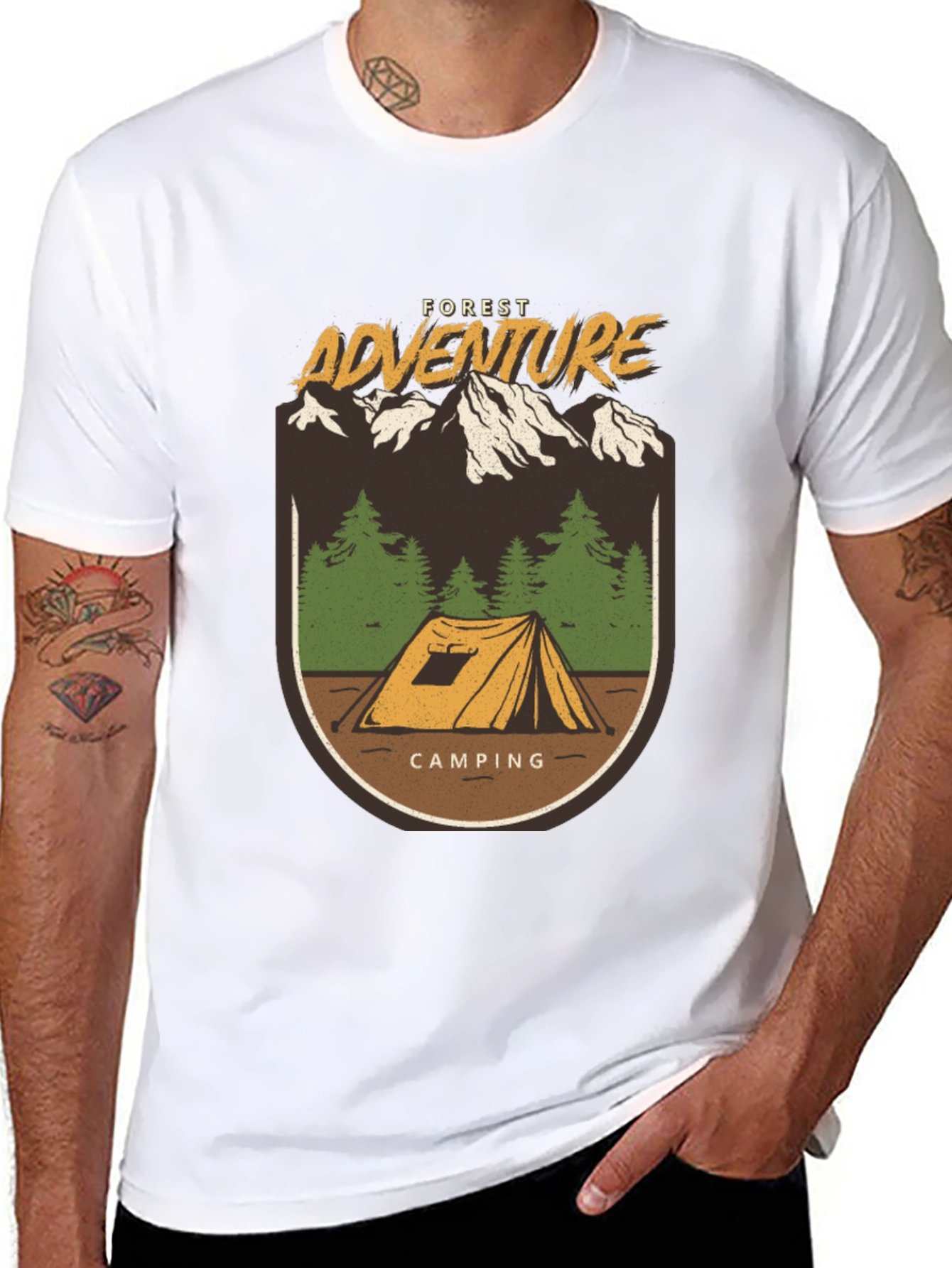 Forest Adventure Camping Graphic T-Shirt
