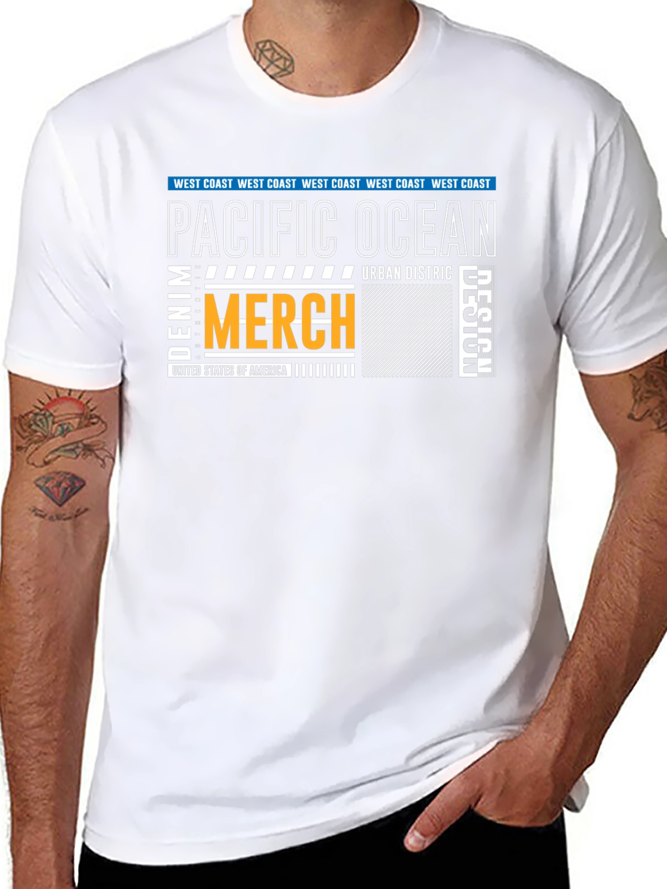 Pacific Ocean Graphic Print T-Shirt