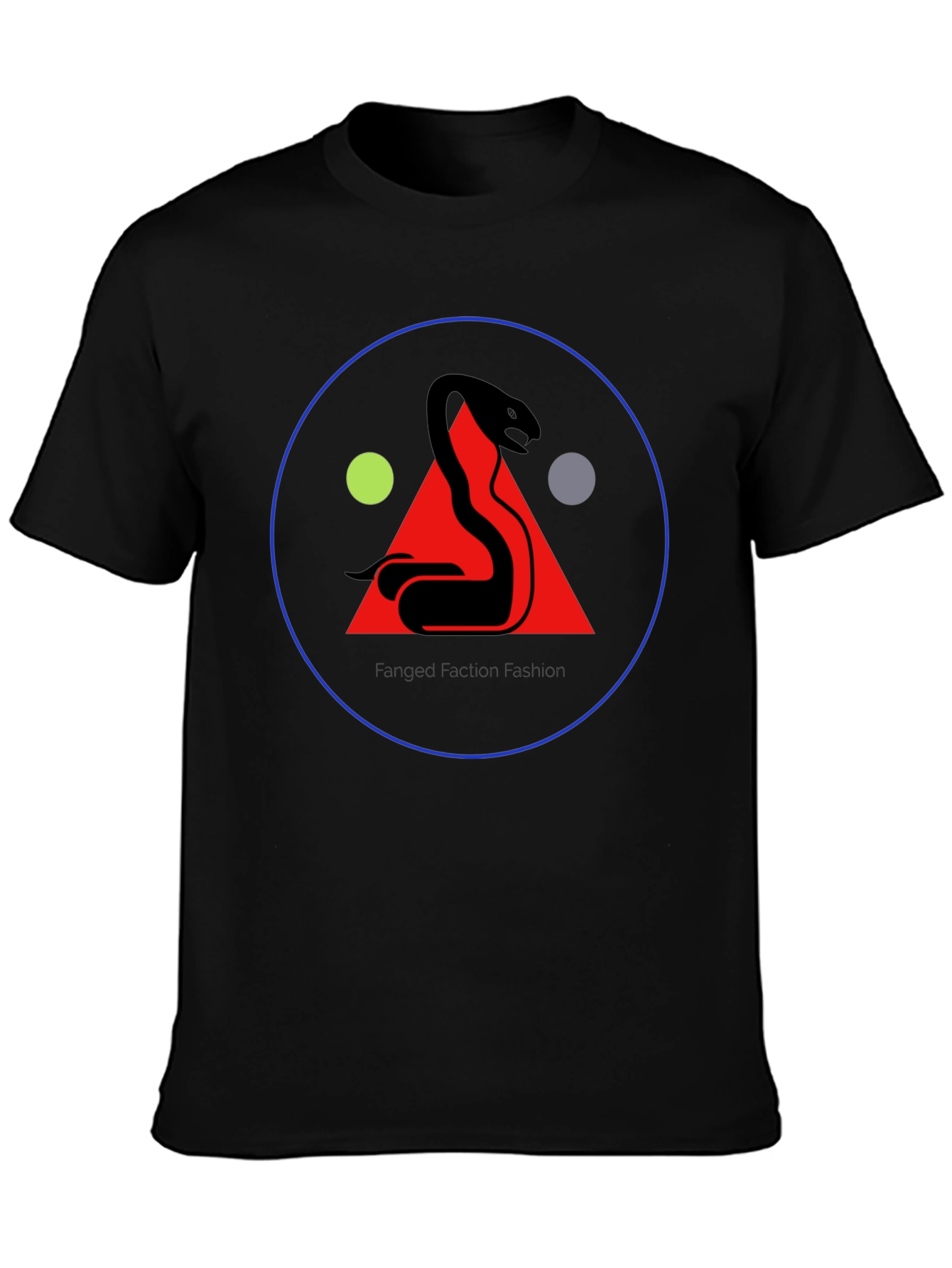 Snake Emblem Black T-Shirt