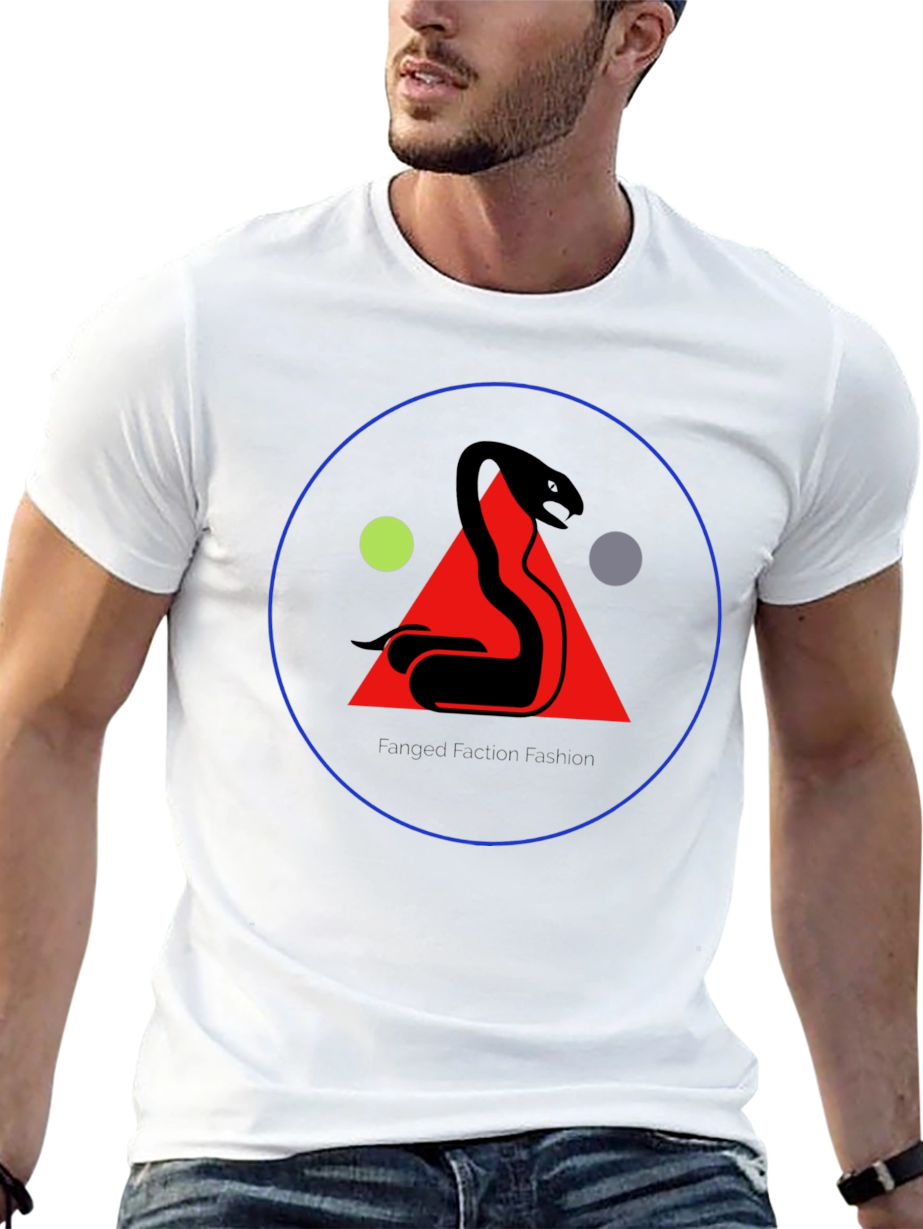 Snake Emblem Black T-Shirt