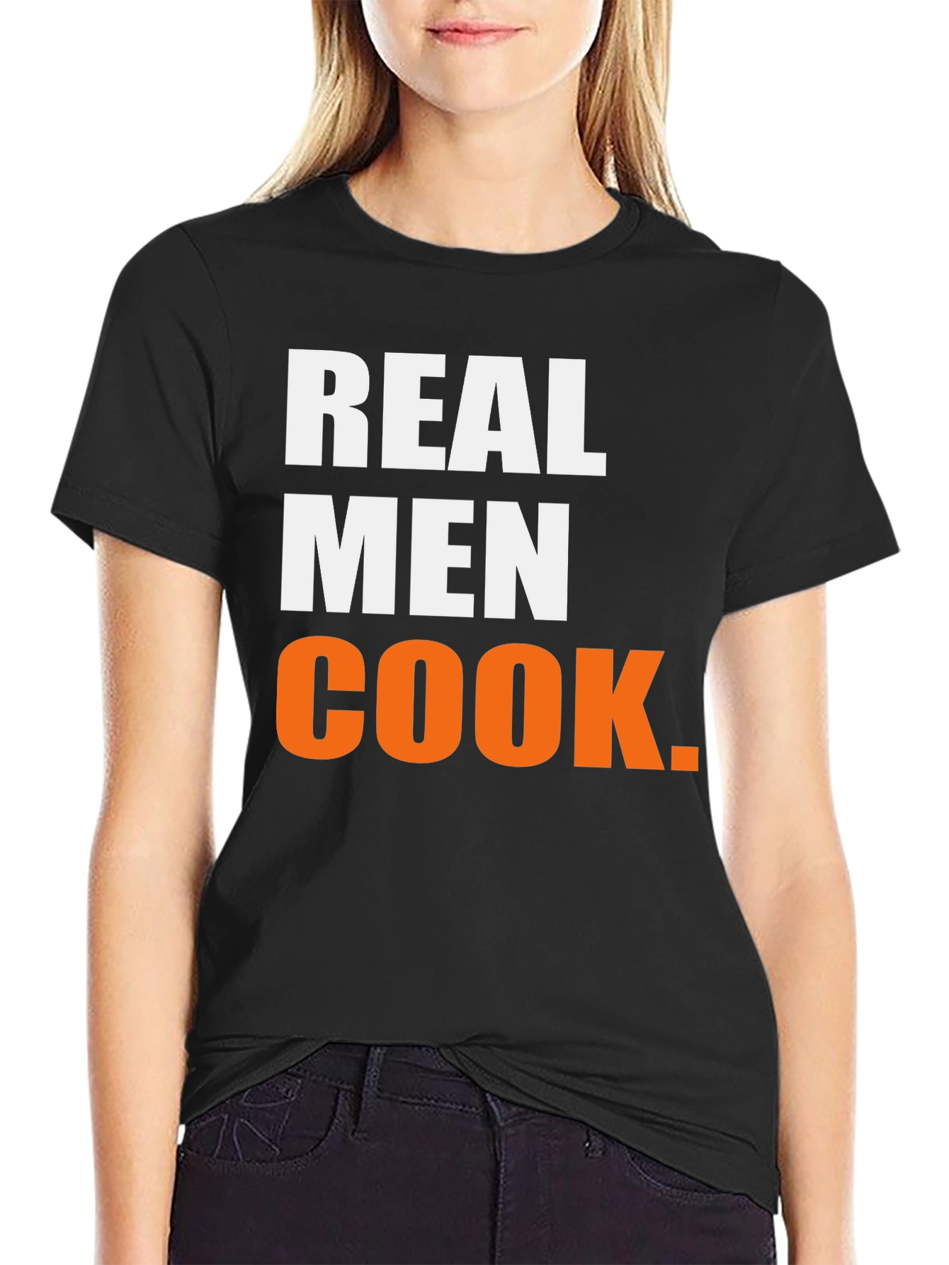 Real Men Cook Graphic T-Shirt