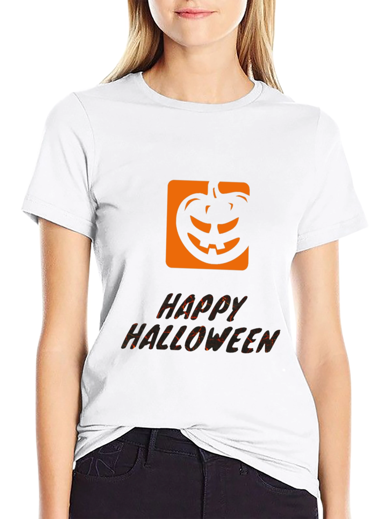Halloween Pumpkin T-Shirt - Spooky Season Apparel
