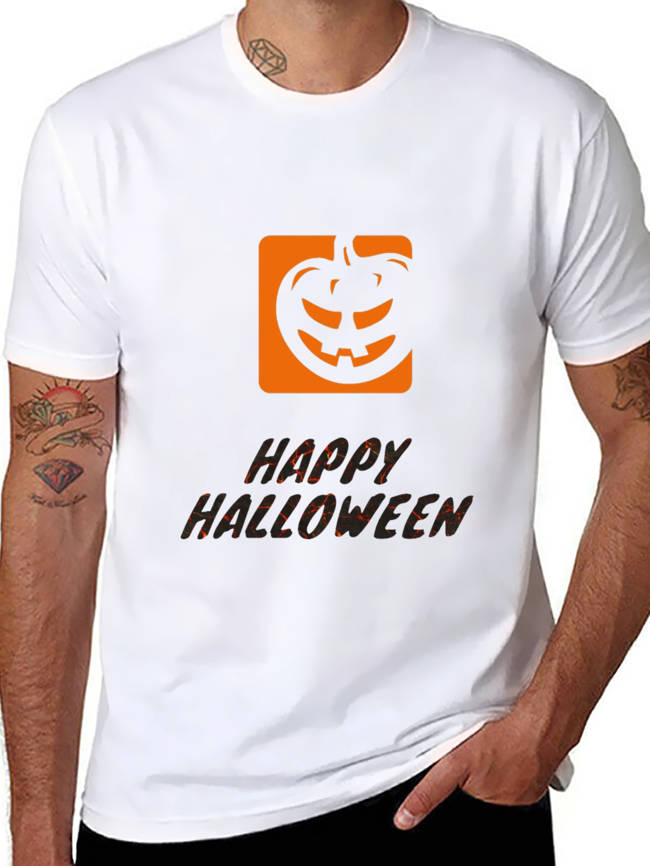 Halloween Pumpkin T-Shirt - Spooky Season Apparel