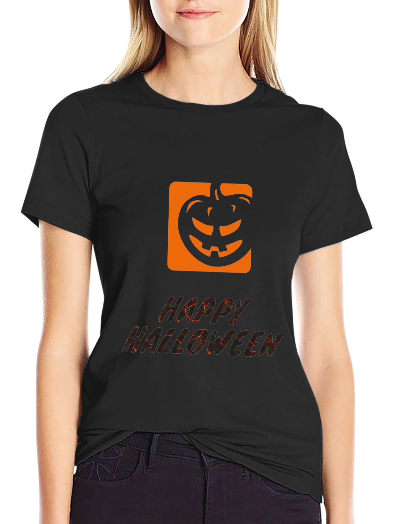Halloween Pumpkin T-Shirt - Spooky Season Apparel