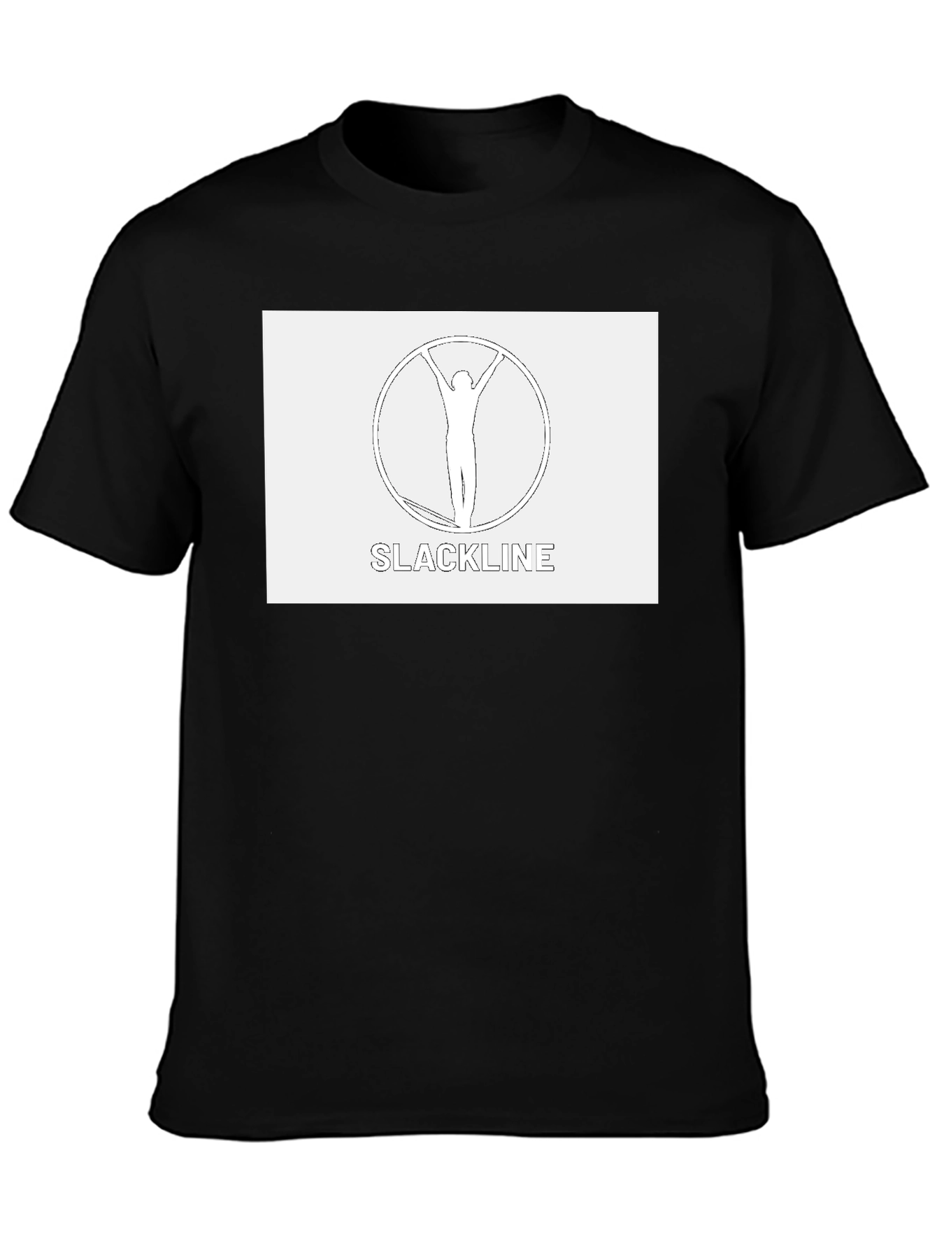 Slackline T-Shirt - Black Unique Design