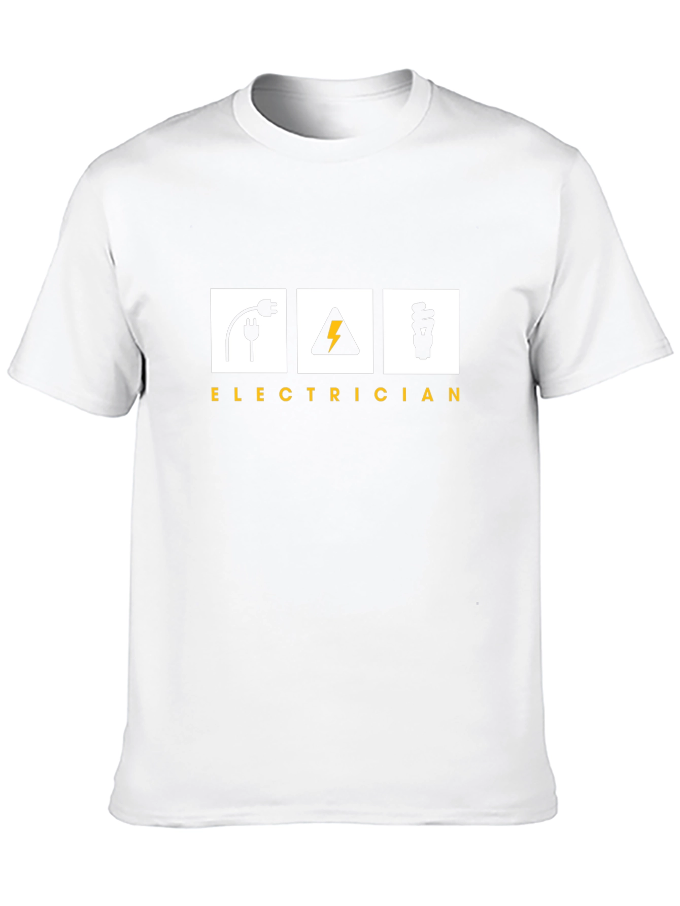 Electrician Graphic T-Shirt - Black Crew Neck