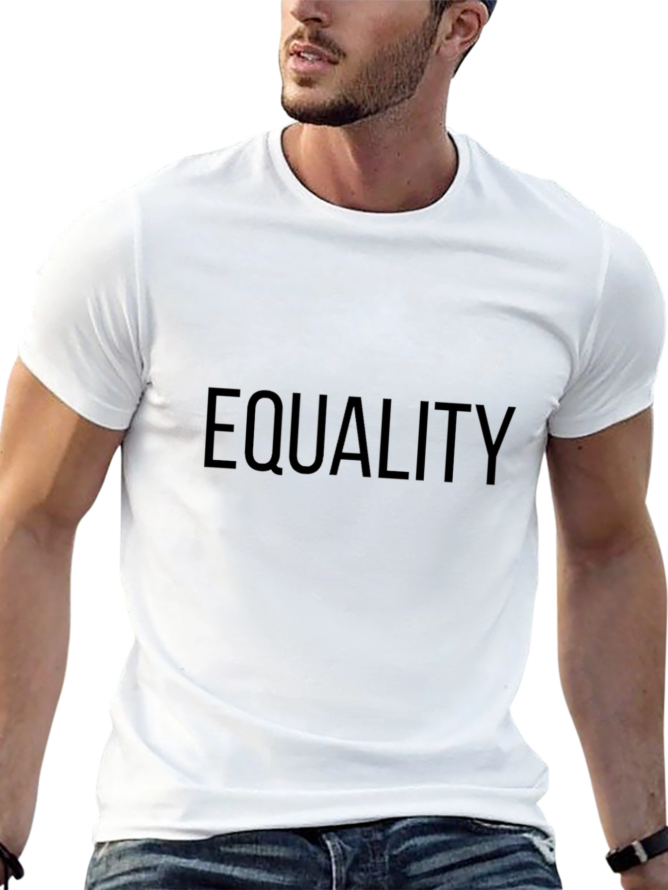 Equality Black T-Shirt - Statement Tee