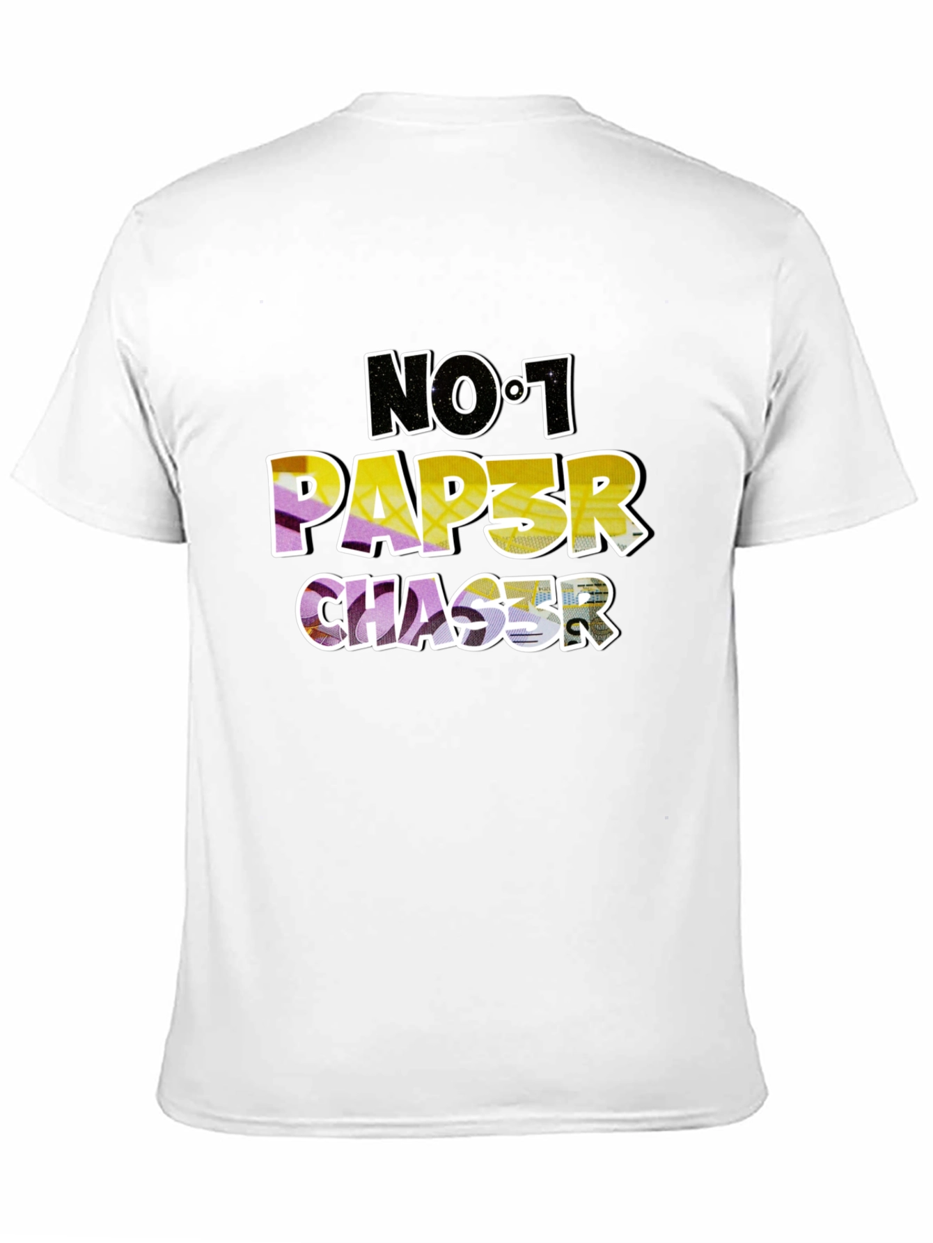 No. 1 Paper Chaser Black T-Shirt