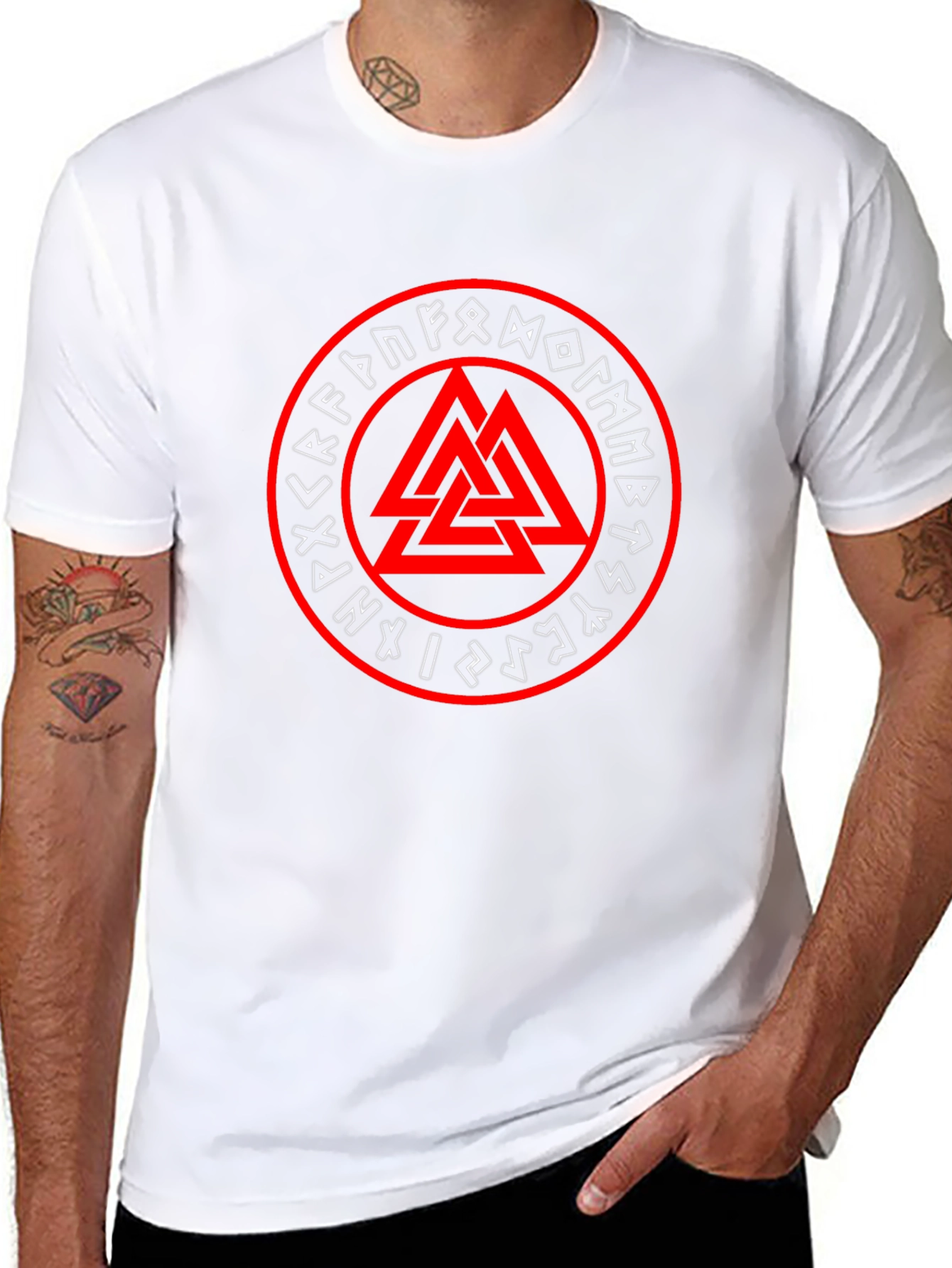 Viking Valhalla Symbol Graphic T-Shirt