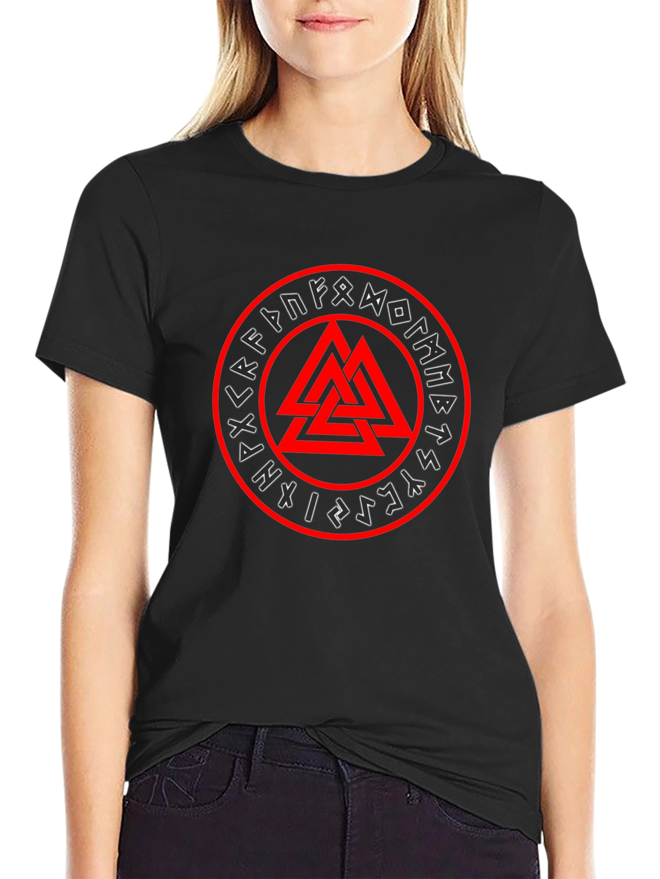 Viking Valhalla Symbol Graphic T-Shirt