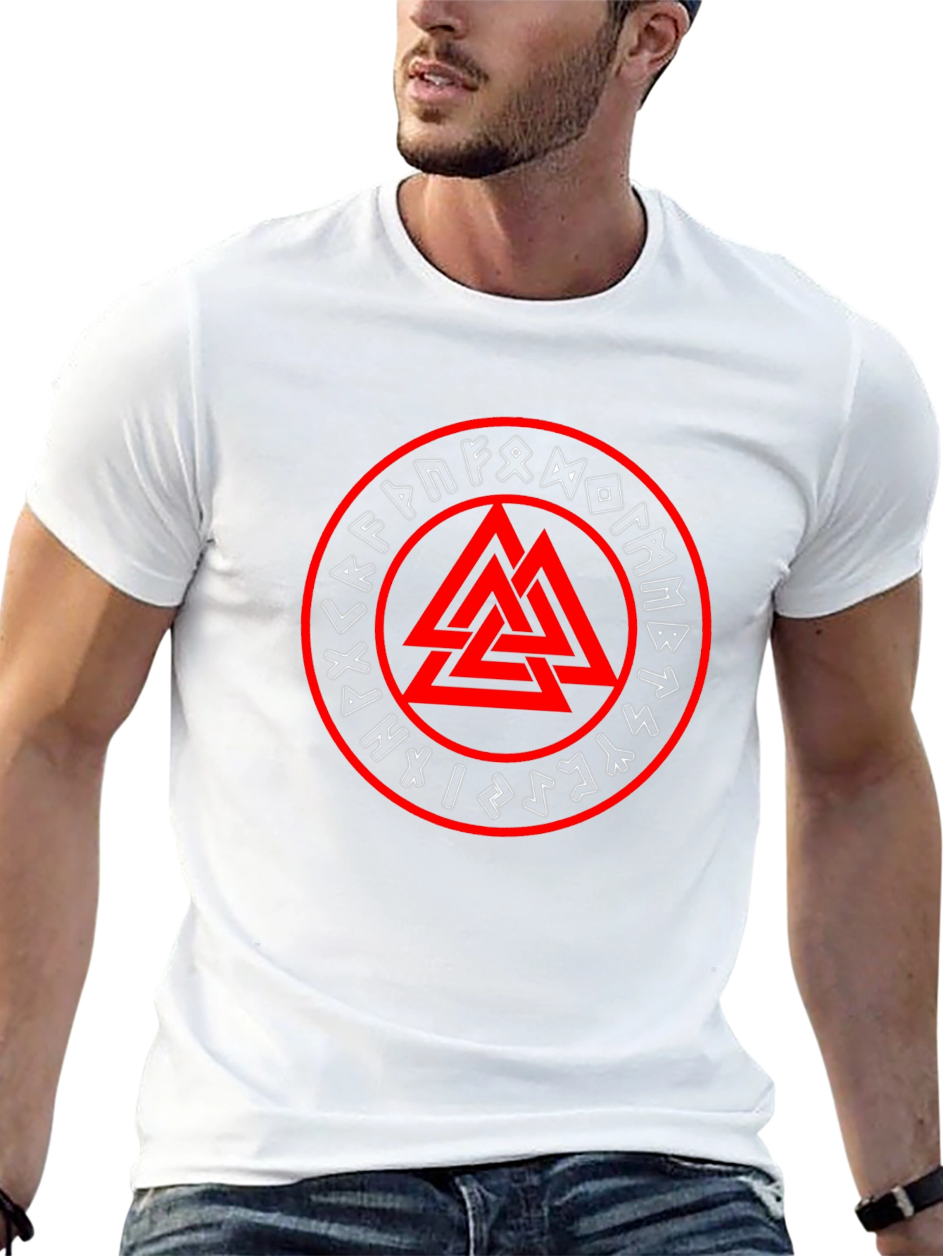 Viking Valhalla Symbol Graphic T-Shirt