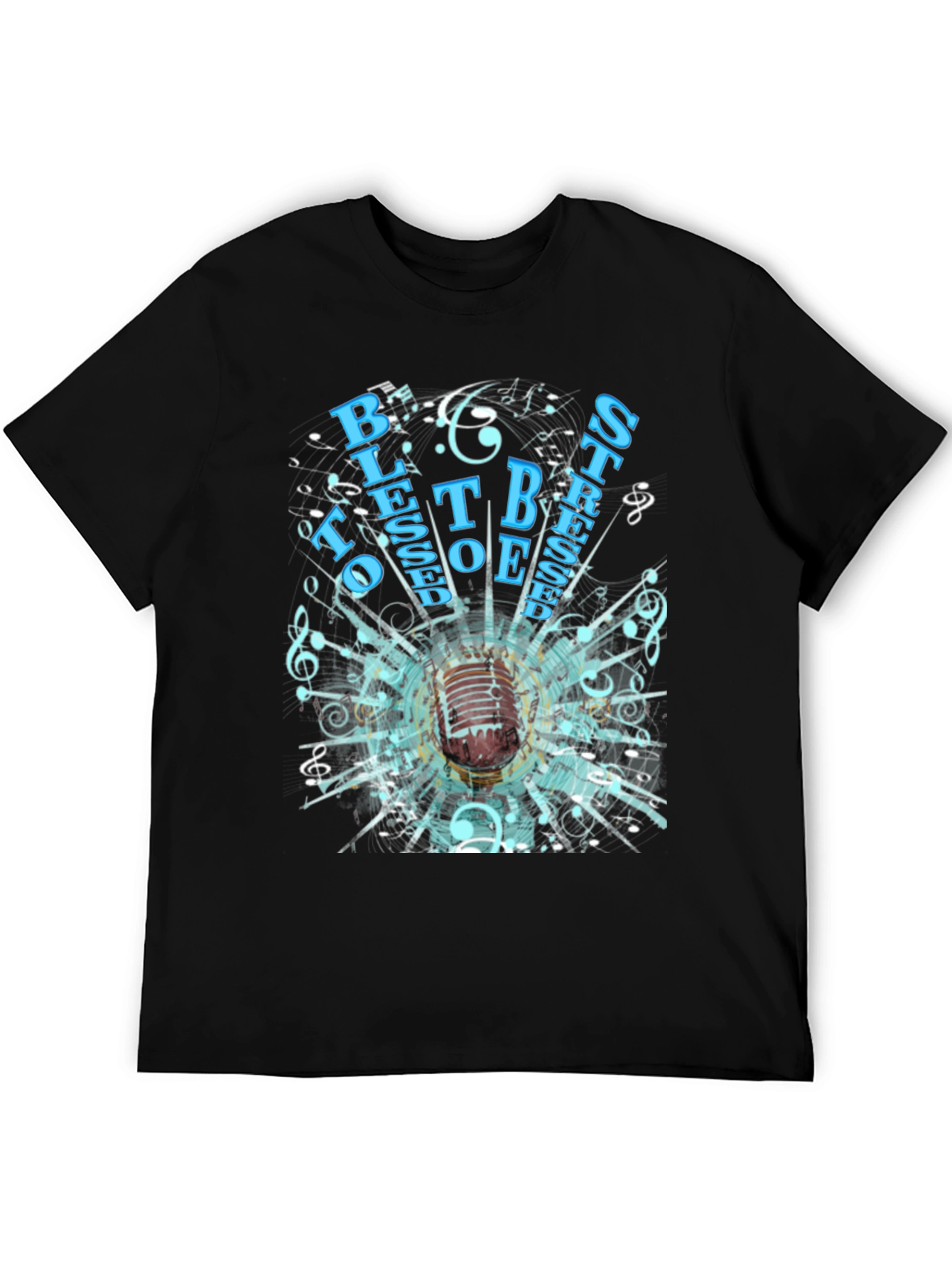 Retro Microphone Graphic T-Shirt